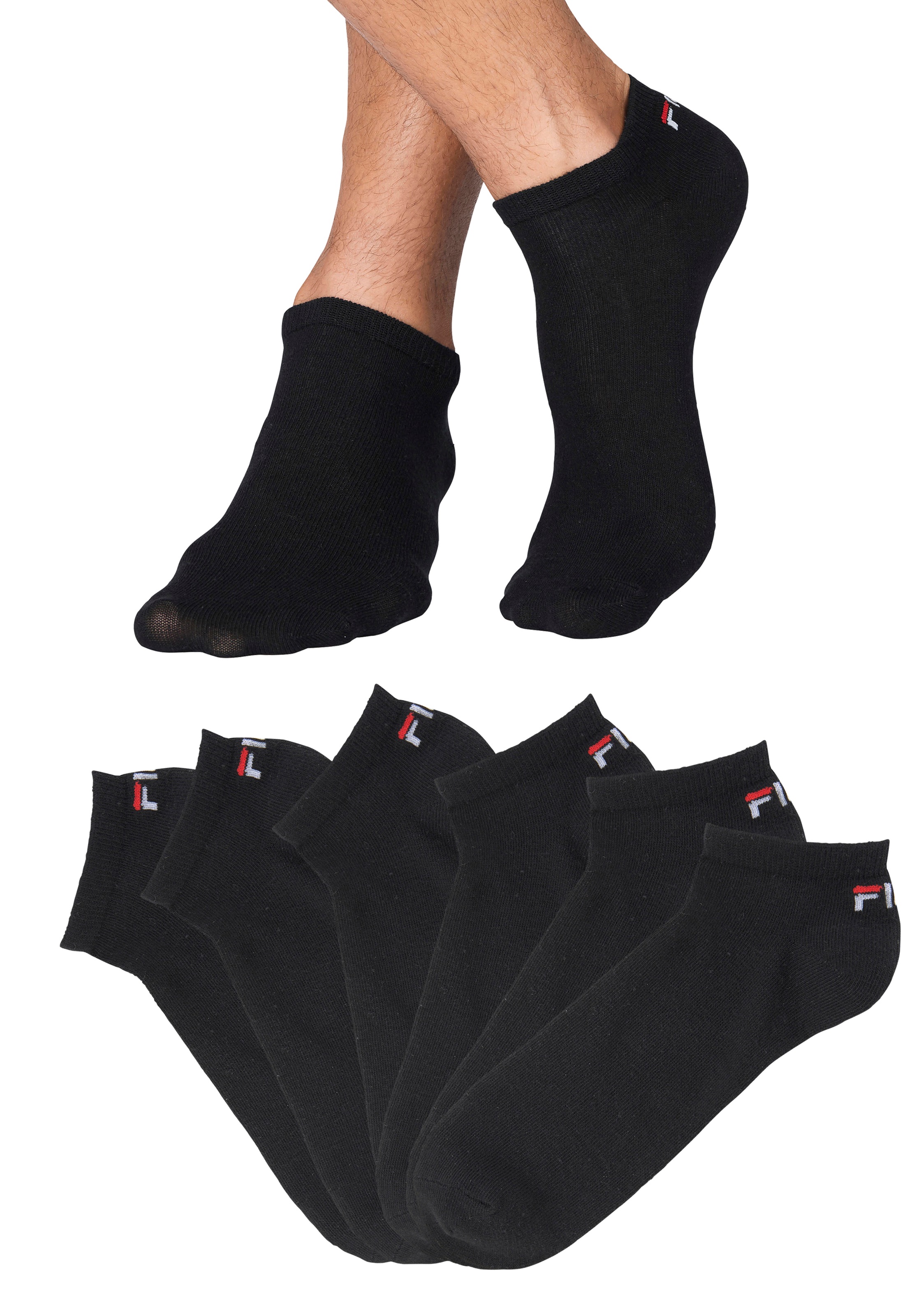 Fila Socken "UNISEX INVISIBLE PLAIN SOCKS" 6 Paar, 6 Stk. tlg. mit eingestr günstig online kaufen