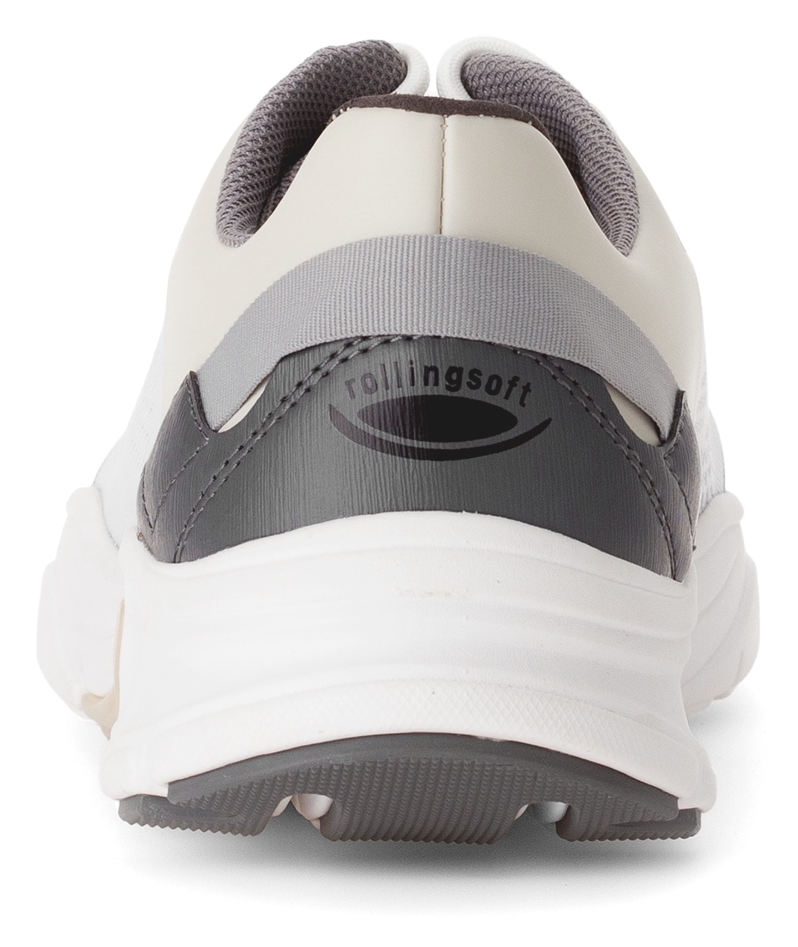 Gabor Rollingsoft Keilsneaker, Freizeitschuh, Halbschuh, Schnürschuh mit Kontrastbesätzen, Weite G