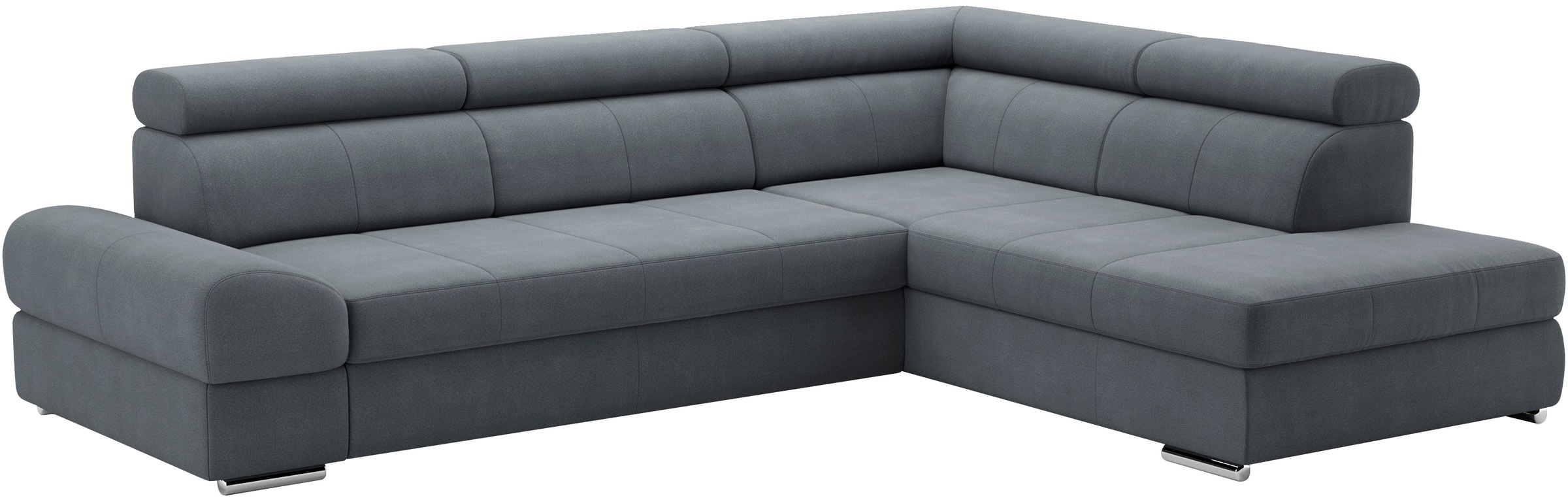 sit&more Ecksofa »Broadway L-Form«, mit verstellbaren Kopfteilen, wahlweise mit Bettfunktion