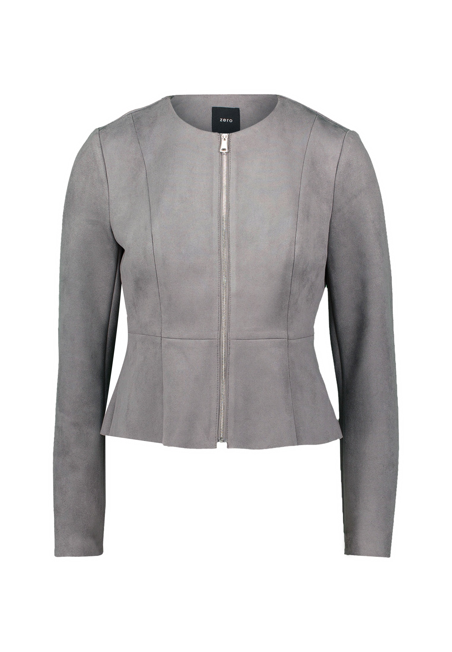 Zero Jackenblazer "zero Damen Blazer Wildlederoptik", Plain/ohne Details günstig online kaufen