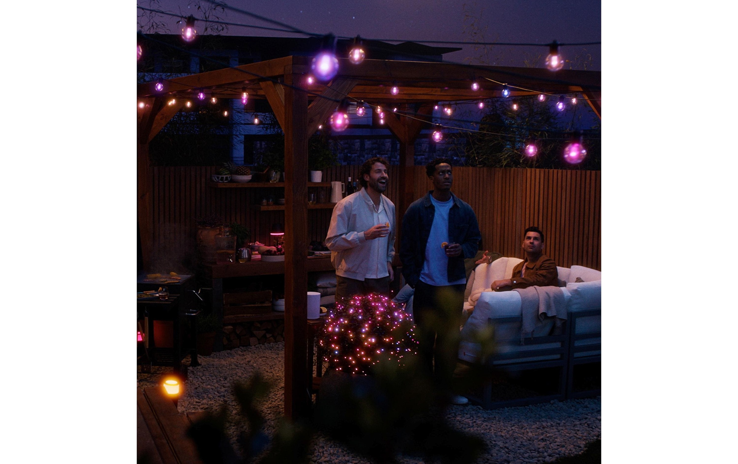 Philips Hue LED-Lichterkette »Festavia Globe Outdoor Erweiterung 7 m CH«