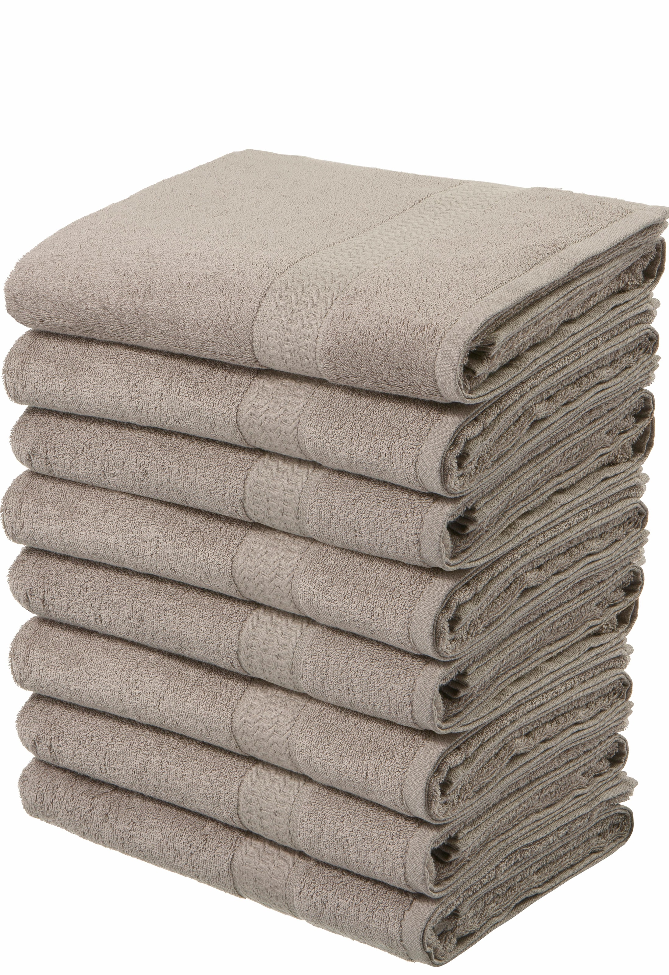 my home Handtücher »Juna«, (8 St.), Set und als Serie, Handtuch-Set  50x100cm mit Bordüre, 100% Baumwolle | BAUR
