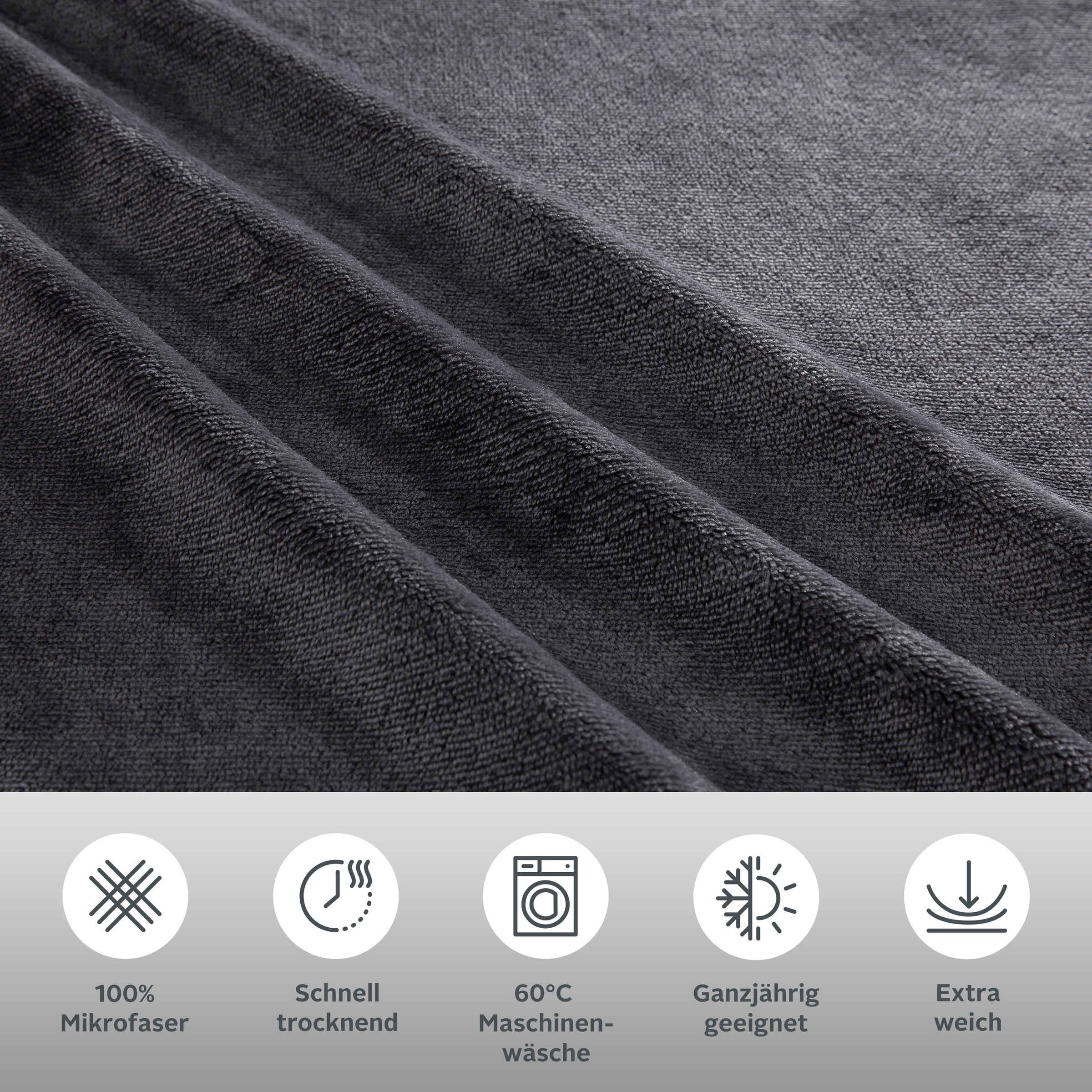 my home Bettwäsche »Desner3«, Bettwäsche mit Reißverschluss, Cashmere-Touch, kuschelig & weich