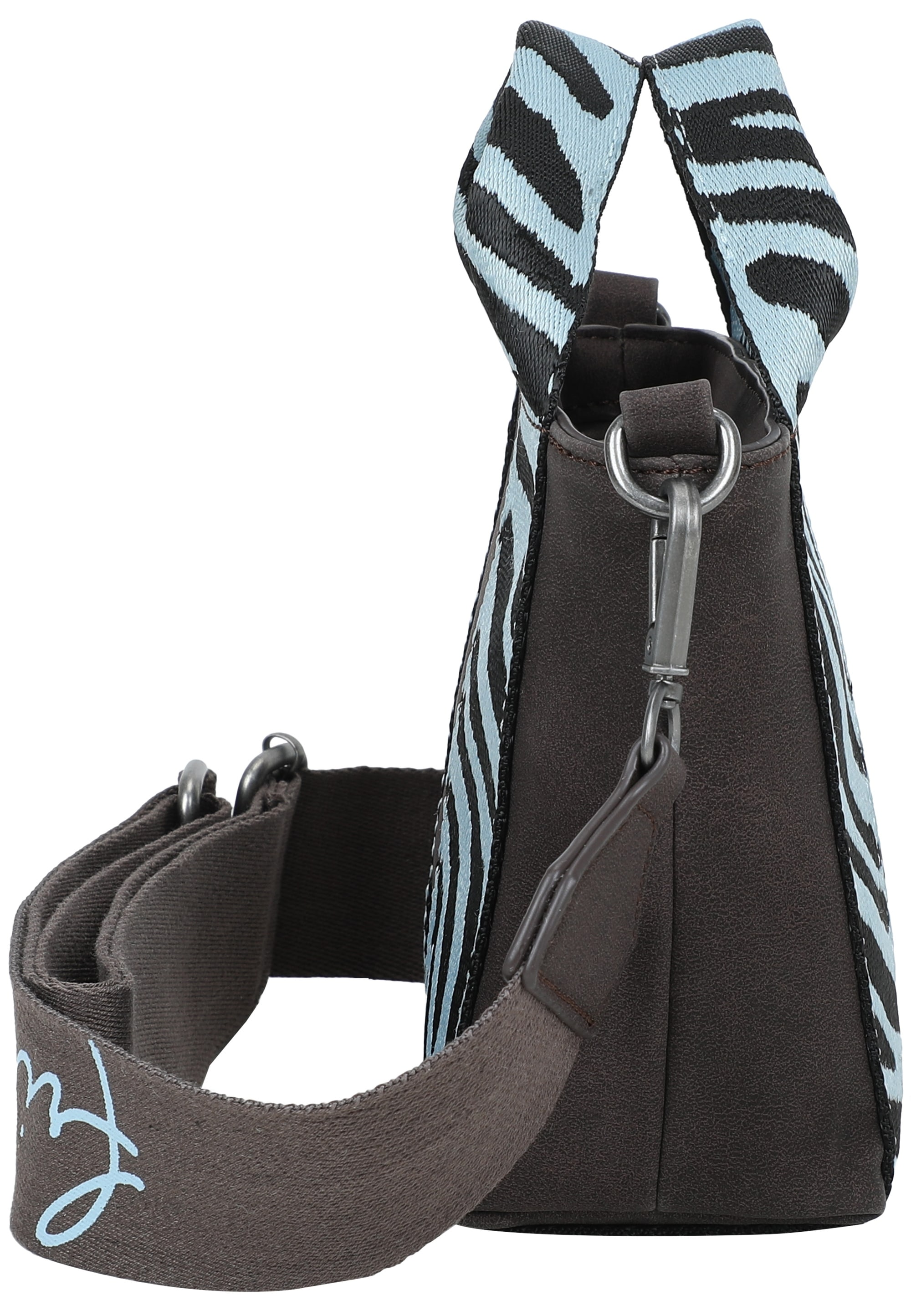 Fritzi aus Preußen Schultertasche »Fritzi Bini Heritage Espressini« mit breitem Webbing-Schulterriemen