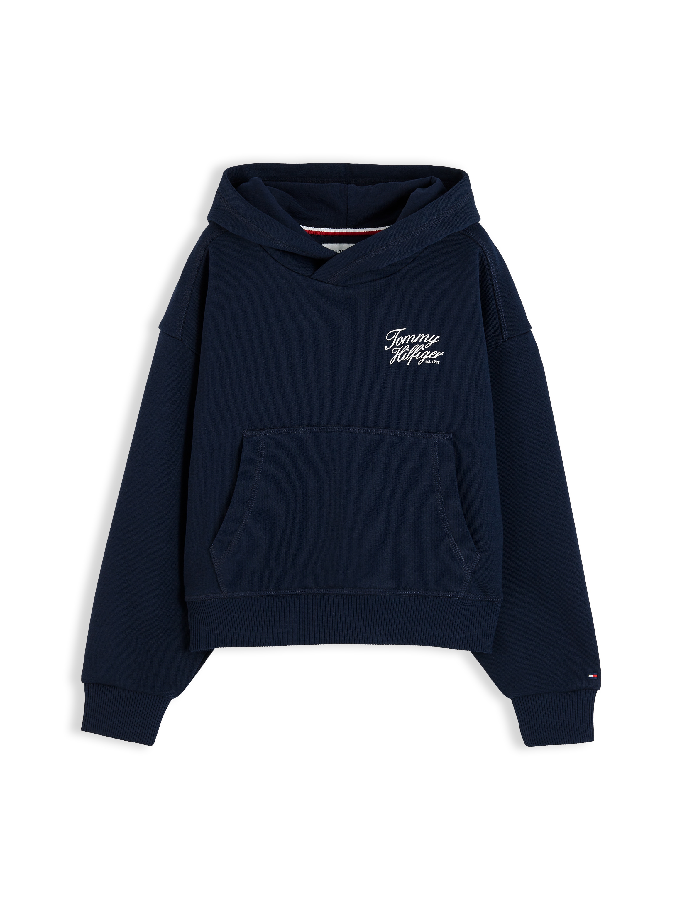 Tommy Hilfiger Kapuzensweatshirt »TOMMY SCRIPT HOODIE«, Regular Fit, Baumwoll-Mix, Kinder bis 16 Jahre
