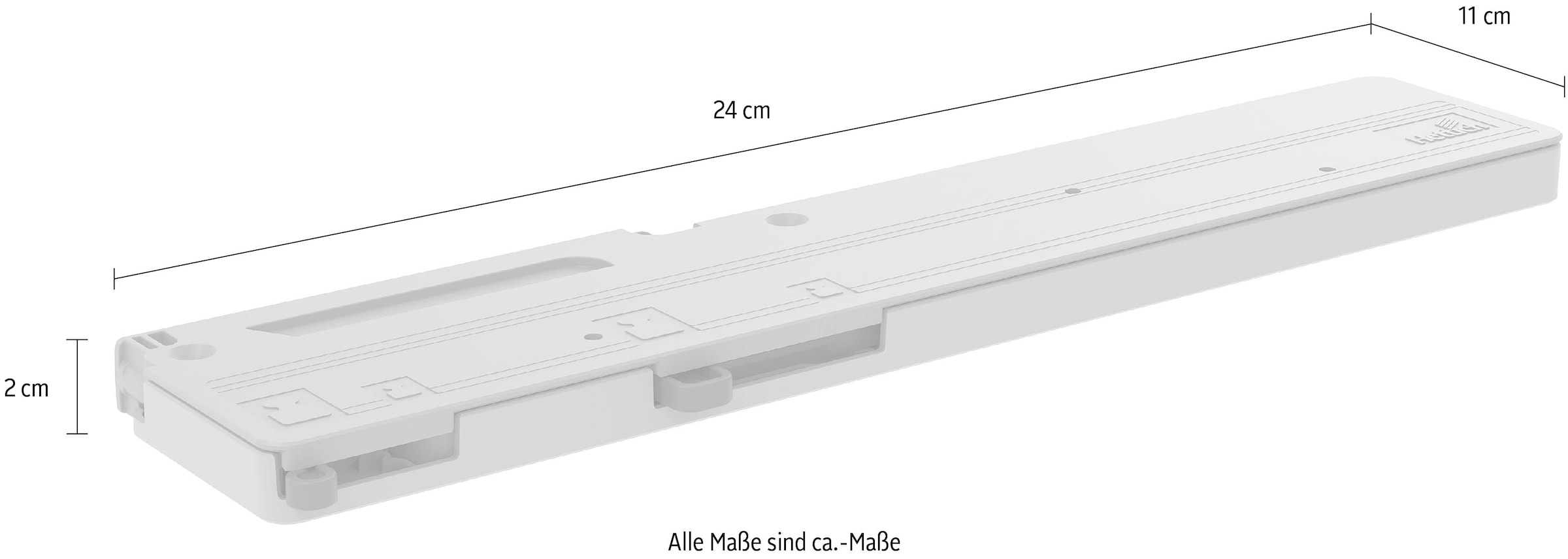 WIEMANN Türdämpfer, 2er-Set, für 2-, 3- und 4-türige Schwebetürenschränke inkl. Selbsteinzug