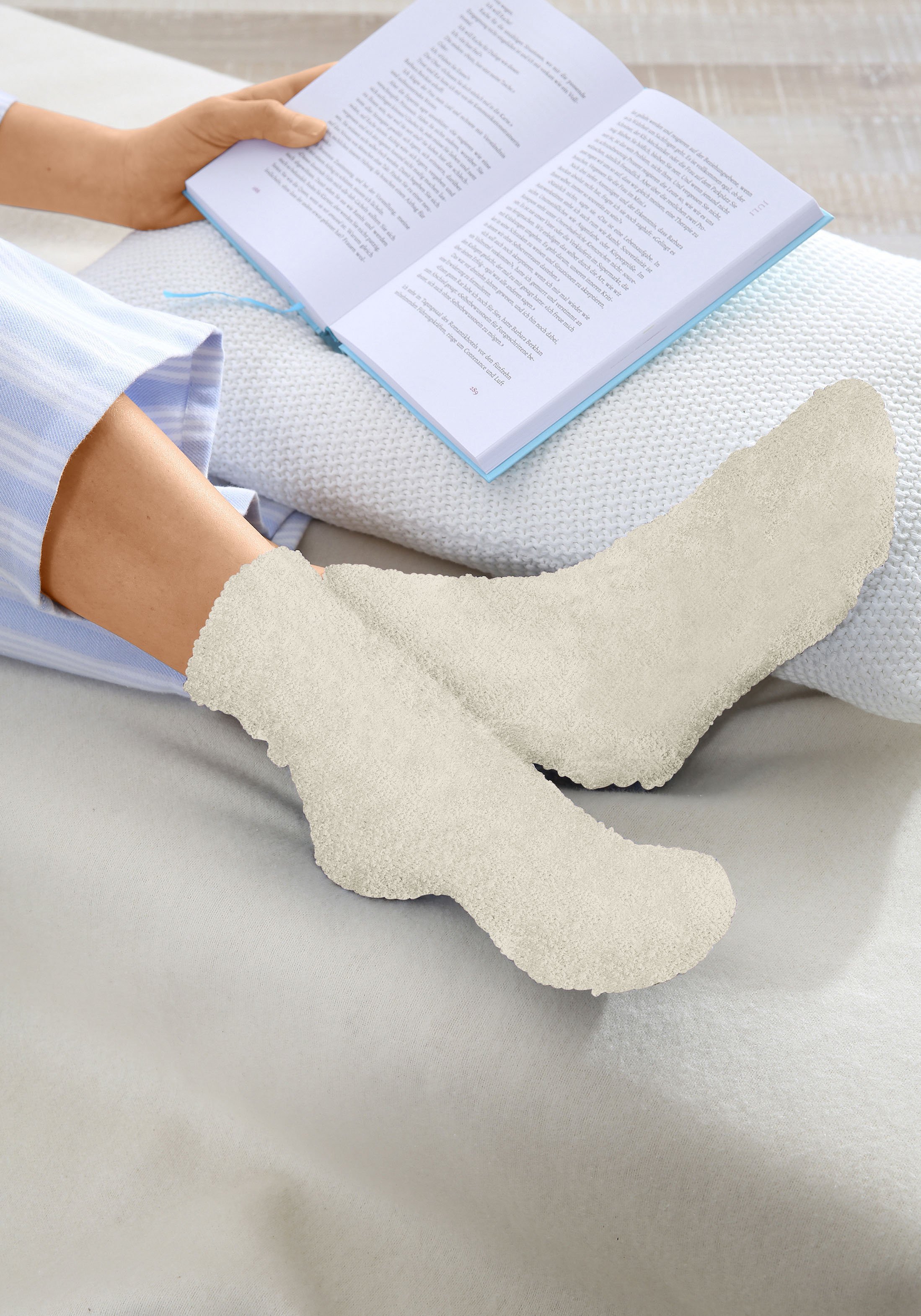 Thumbnail - Lavana Kuschelsocken Packung, 5 Stk. tlg. ideal als Bettsocken