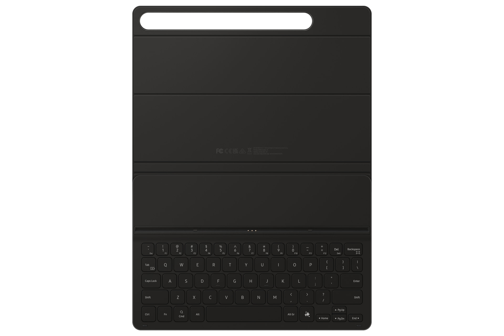 Samsung Tablet-Hülle »Book Cover Keyboard Slim für Galaxy Tab S9 | S9 FE | S10 FE«, Tastatur Cover, Schutzhülle, Tablethülle, Case, Schutzcase, stoßfest