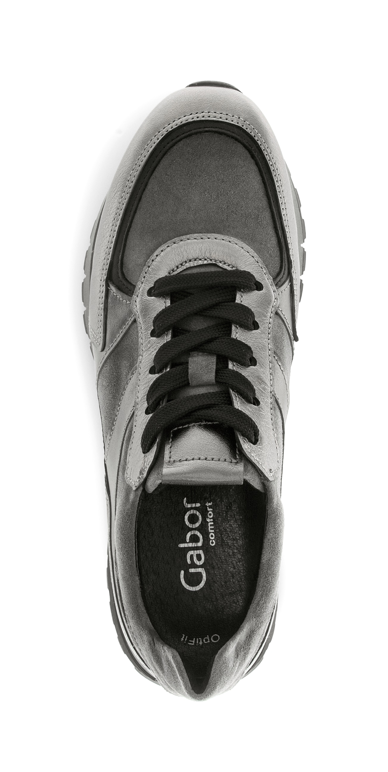 Gabor Keilsneaker »TURIN«, Plateau, Schnürschuh, Komfortschuh in H-Weite (=sehr weit)