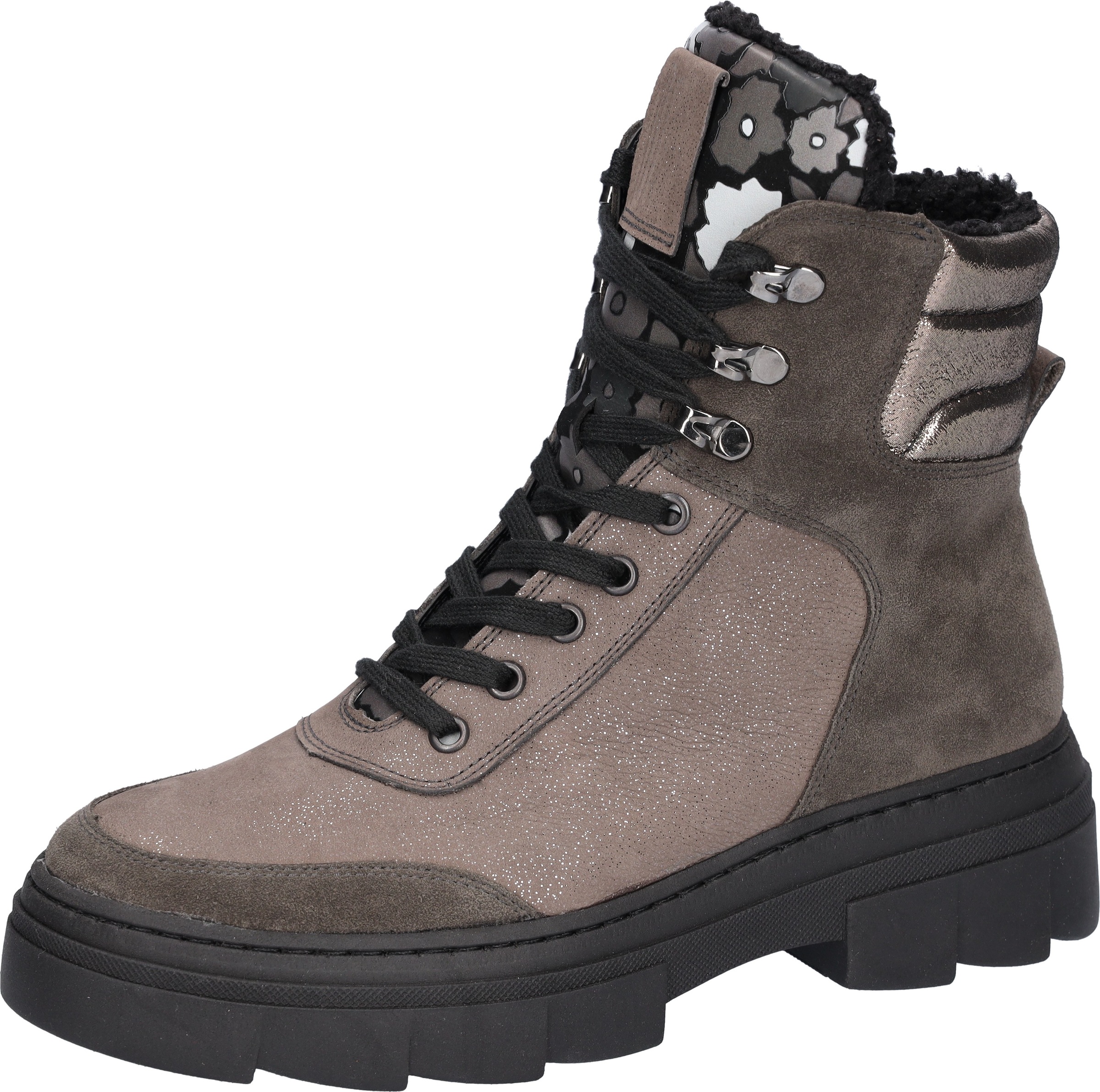 Waldläufer Schnürboots »H-SAIGA«, Schnürstiefelette, Plateauboots in Komfortweite H (= sehr weit)