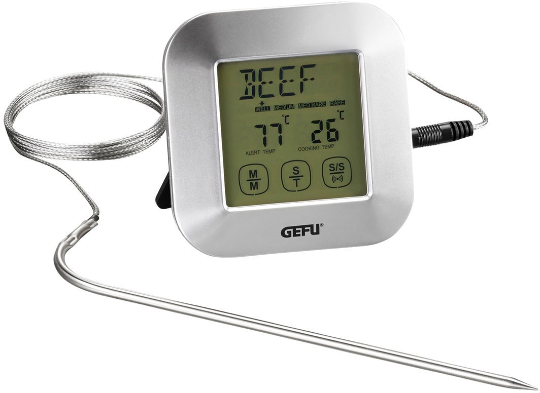 Bratenthermometer »PUNTO«, (2 tlg.), digital, für Grill, Backofen und Herd