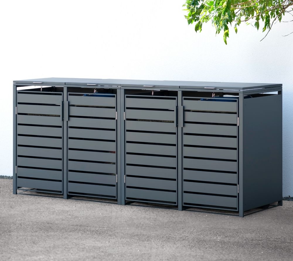 WESTMANN Mülltonnenbox "Kubus", Platz für 4x240 L Mülltonnen günstig online kaufen