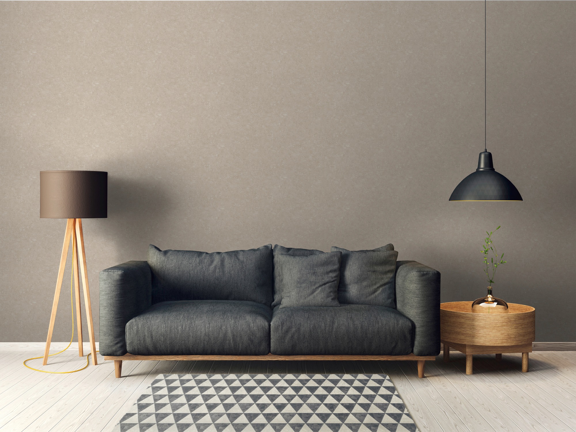 living walls Vliestapete »Industrial«, einfarbig-unifarben-uni, Uni Tapete einfarbig Tapeten Wohnzimmer Schlafzimmer Küche modern Büro