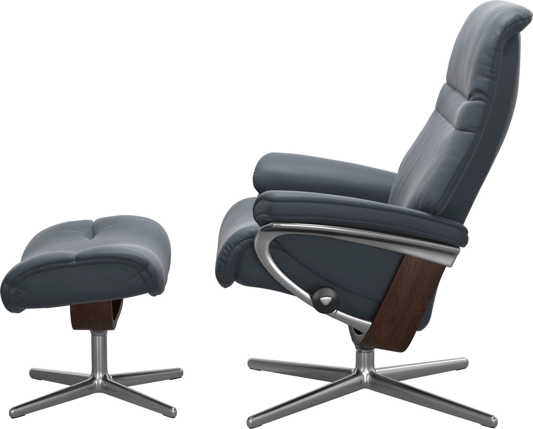 Stressless® Relaxsessel »Sunrise«, mit Cross Base, Größe S, M & L, Holzakzent Braun