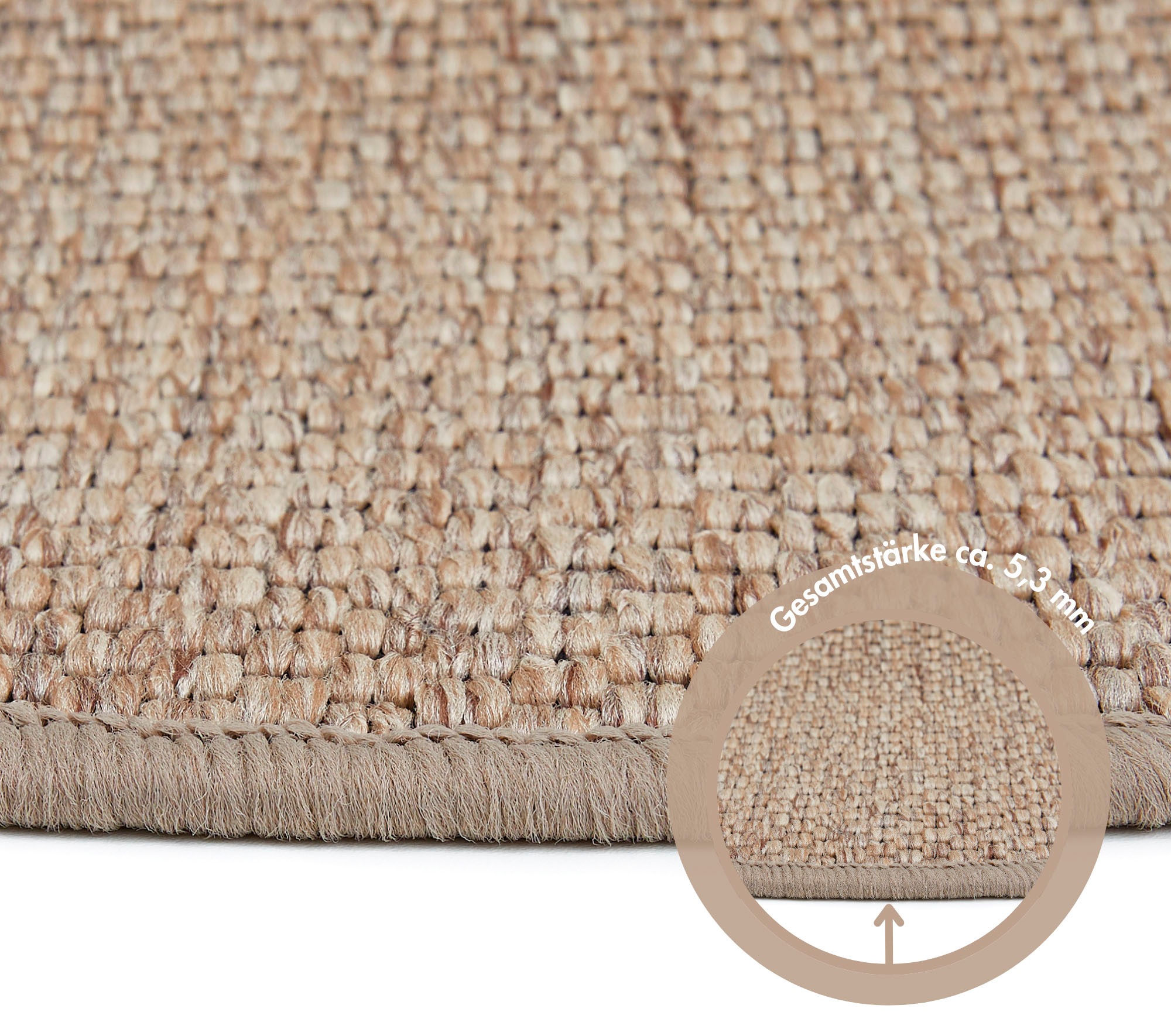 Andiamo Stufenmatte "Skagen, Made in Netherlands" halbrund 5 mm Höhe melier günstig online kaufen