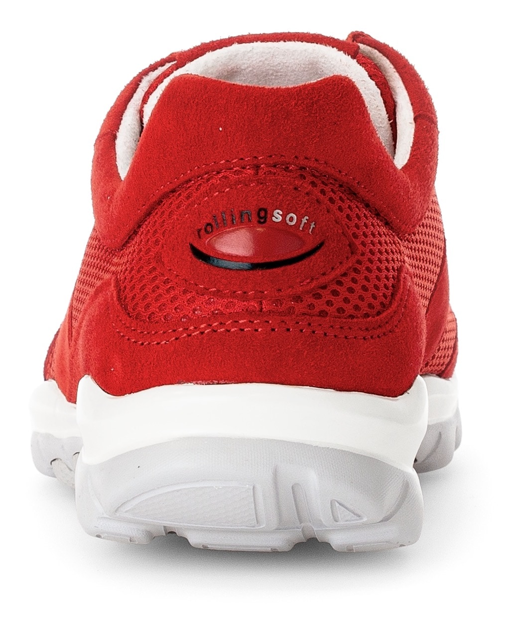 Gabor Rollingsoft Keilsneaker, Freizeitschuh, Halbschuh, Schnürschuh mit OPTIFIT-Wechselfußbett