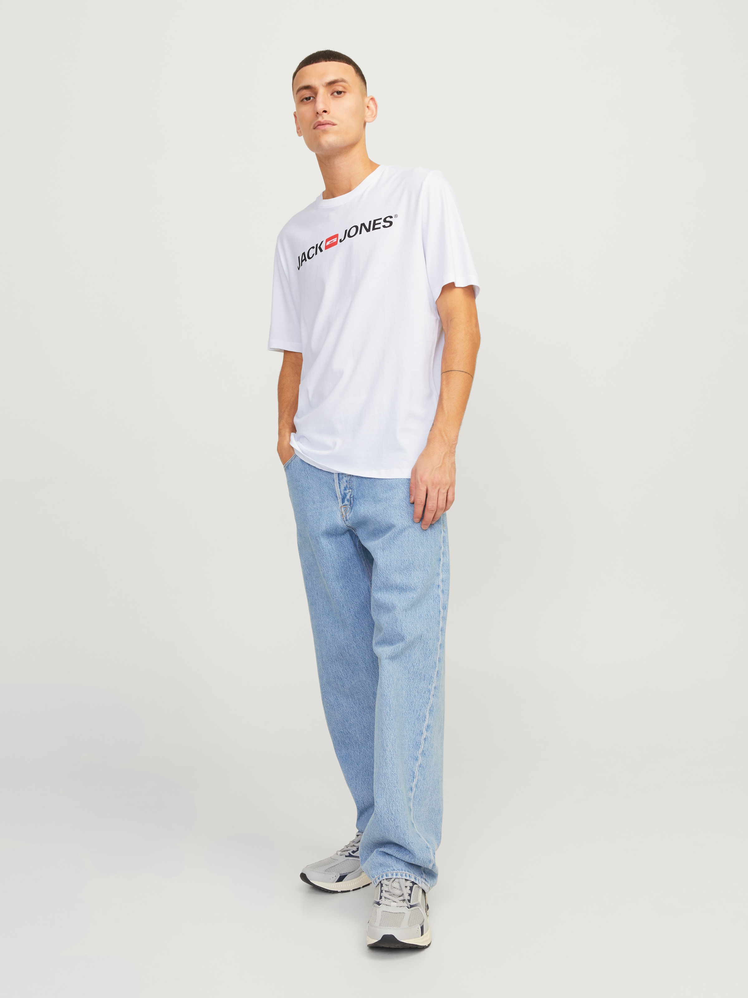 Jack & Jones Rundhalsshirt »JJECORP OLD LOGO TEE SS O-NECK NOOS«