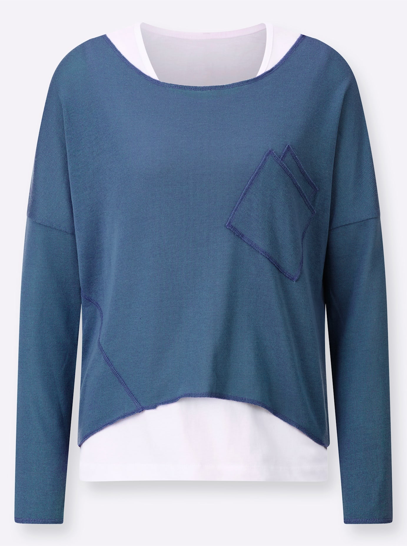 Inspirationen Oversize-Shirt »Shirt + Top«, (1 tlg.)