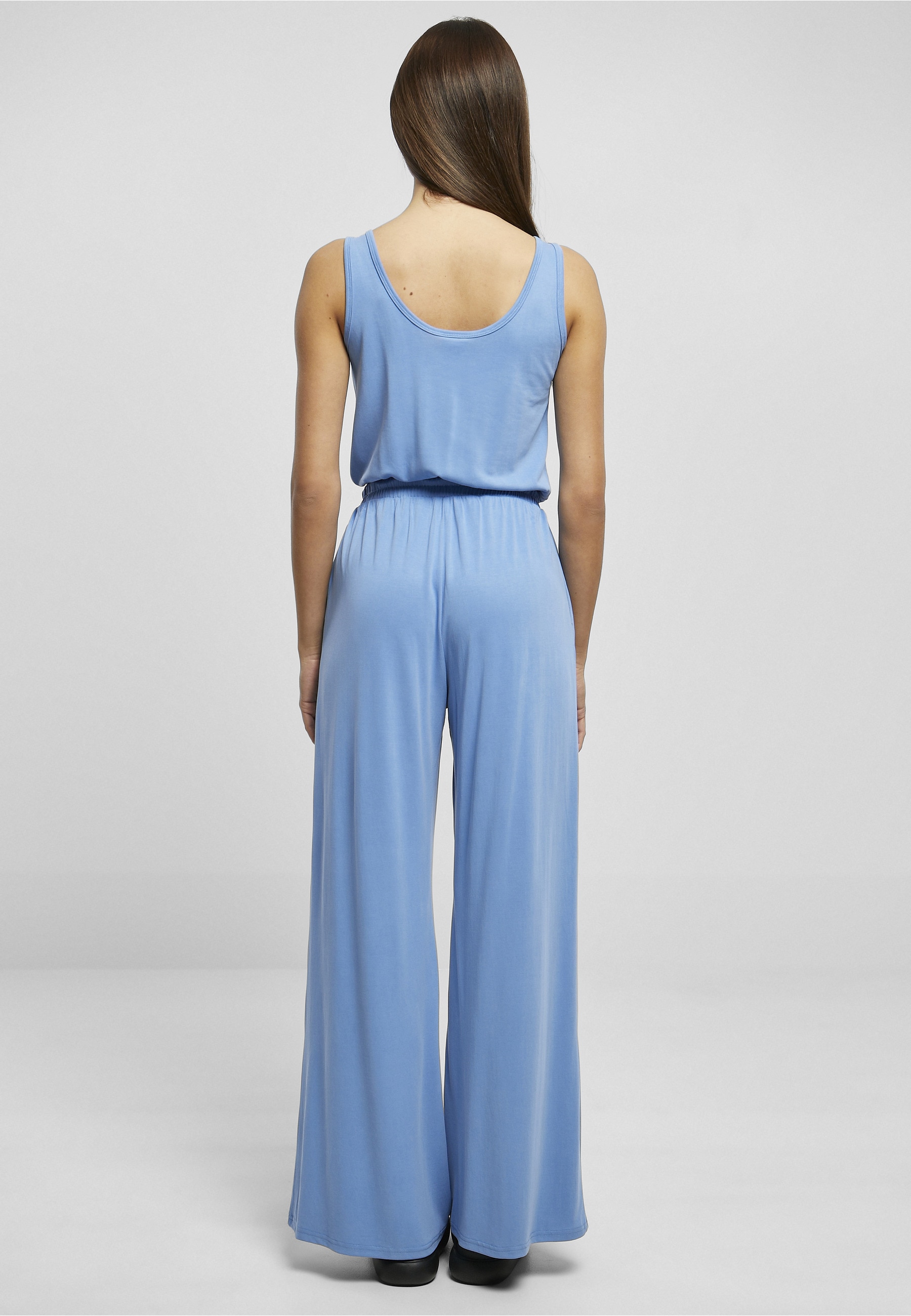 URBAN CLASSICS Jumpsuit »Urban Classics Damen Ladies Long Sleevless Modal Jumpsuit« 1 Stk.
