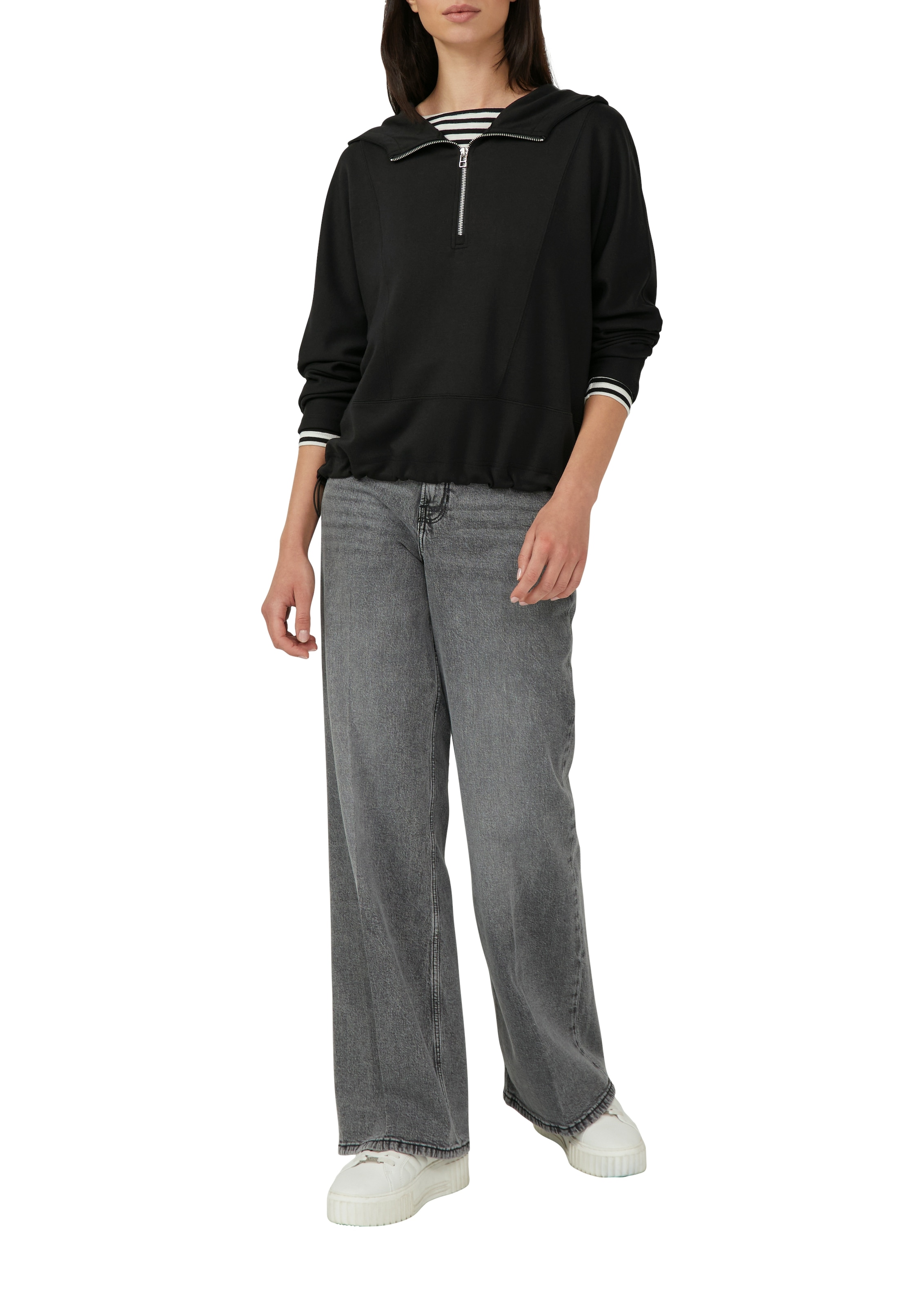 s.Oliver Sweatshirt mit Fledermausärmeln