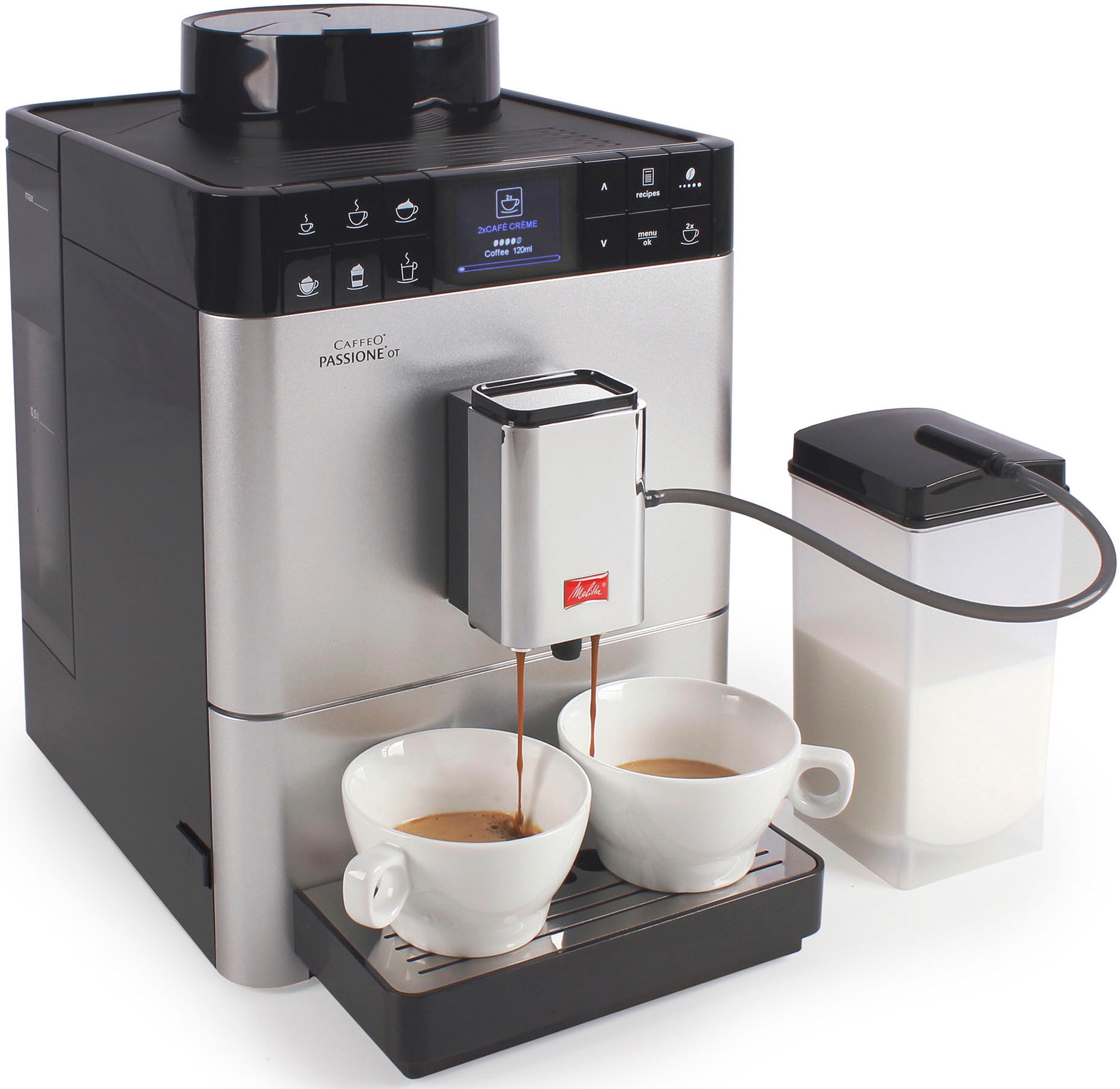Kaffeevollautomat »Passione® One Touch F53/1-101, silber«, One Touch Funktion,...