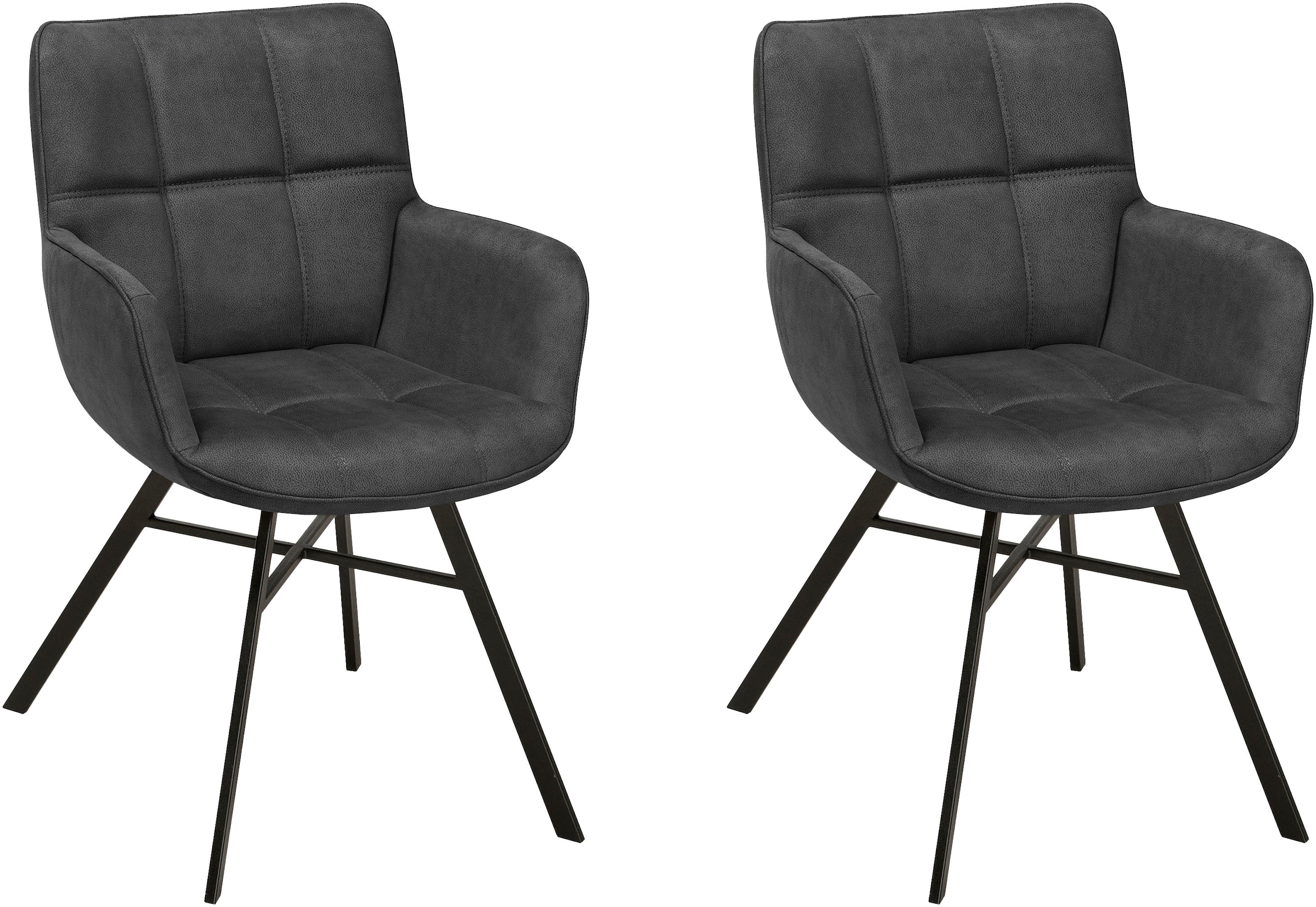 OMG Design "Marcon" (Set) 2 Stk.Esszimmerstuhl, pflegeleichter Bezug