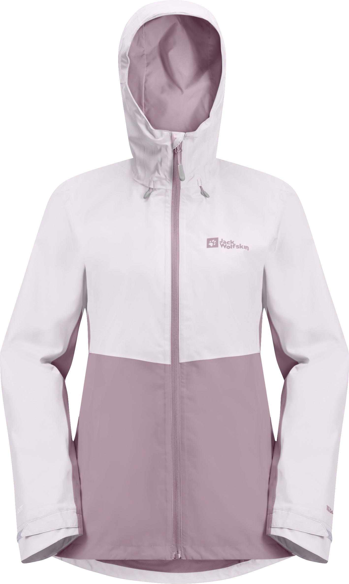 Jack Wolfskin Funktionsjacke »WEILTAL 2L JKT W«, mit Kapuze, Kapuze: fest mit der Jacke verbunden