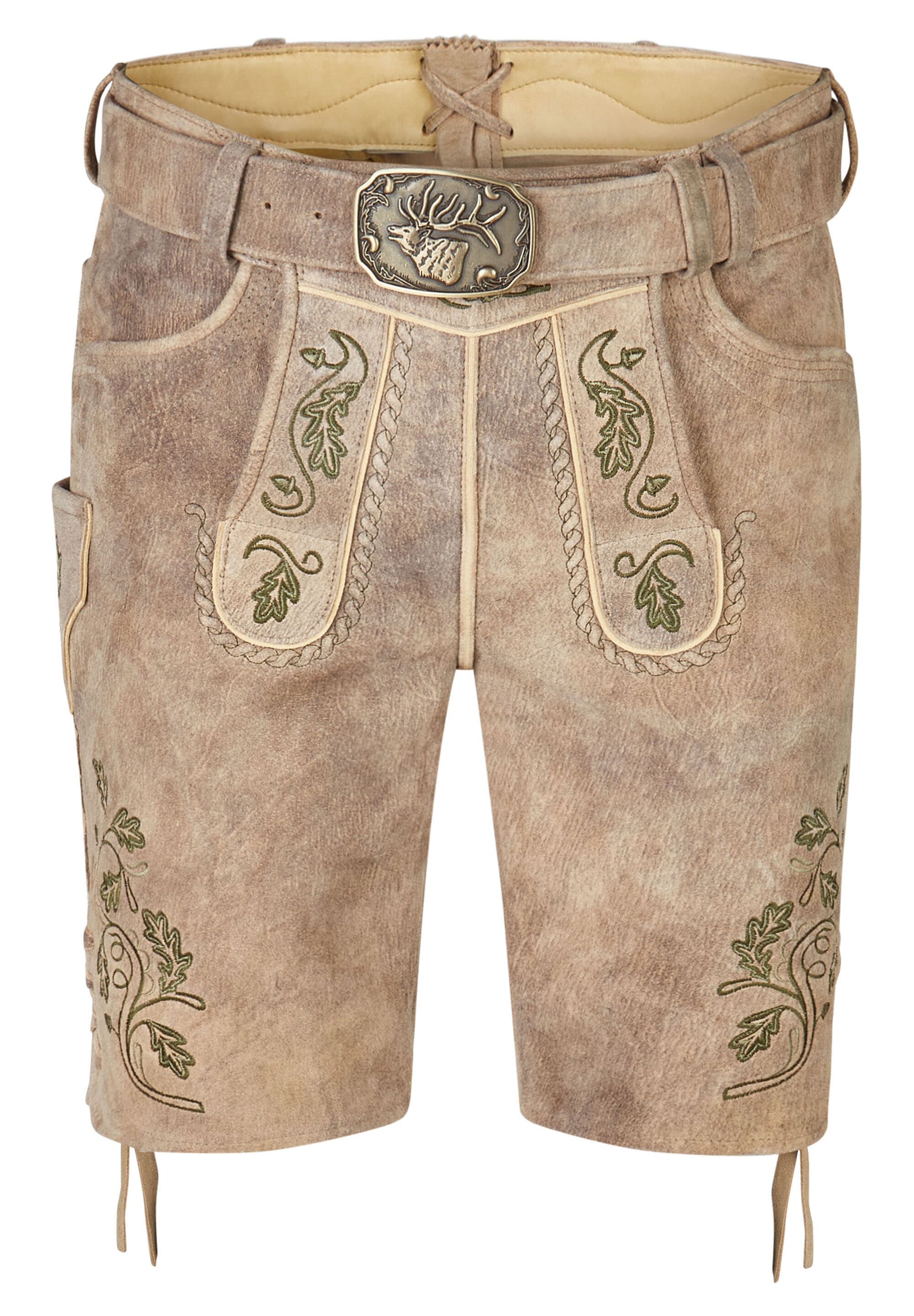 Spieth & Wensky Lederhose "Spieth & Wensky Lederhose Königsjodler" mit passendem Gürtel