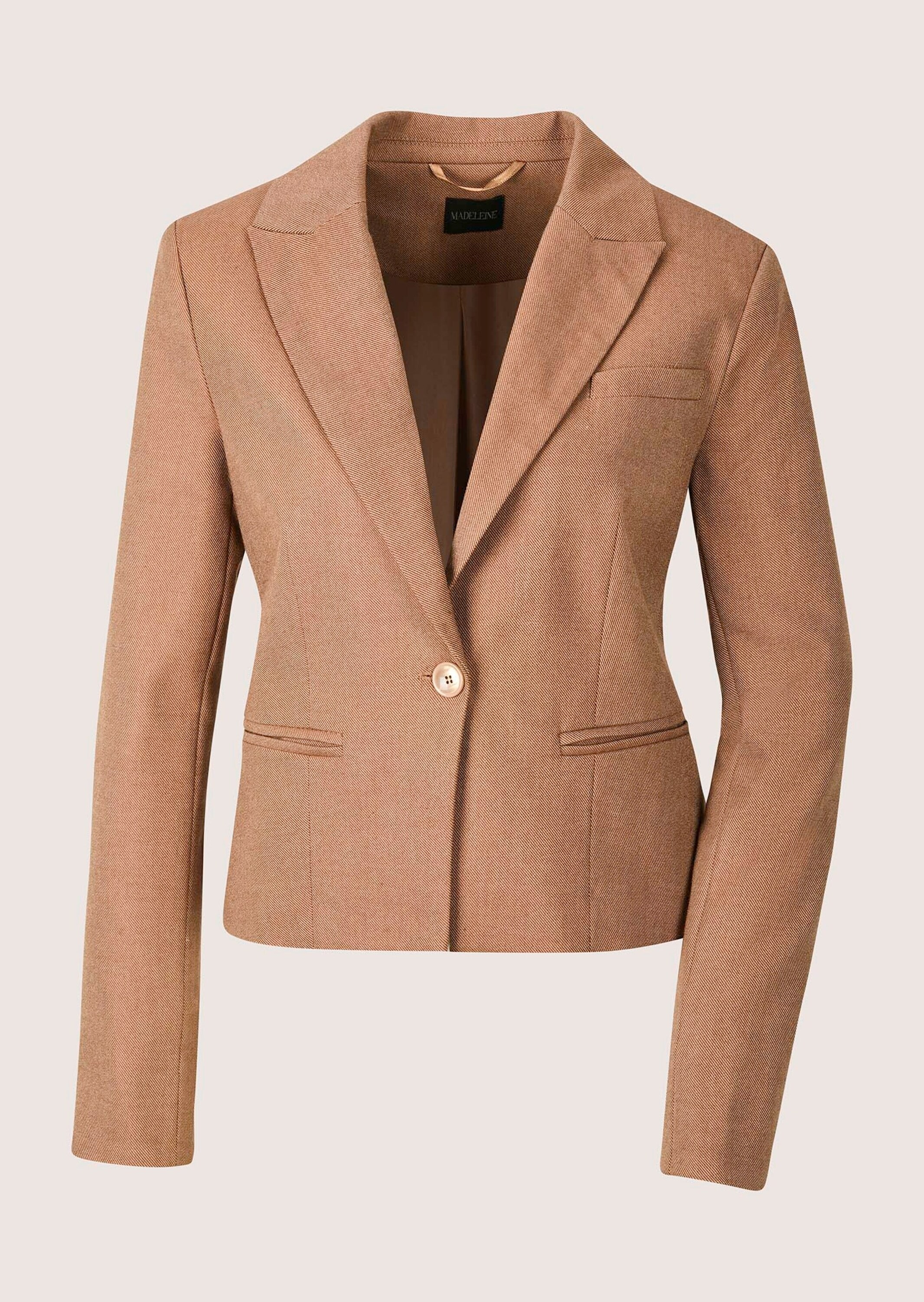 MADELEINE Jackenblazer "Blazer Kurzblazer mit Ein-Knopf-Verschluss" günstig online kaufen