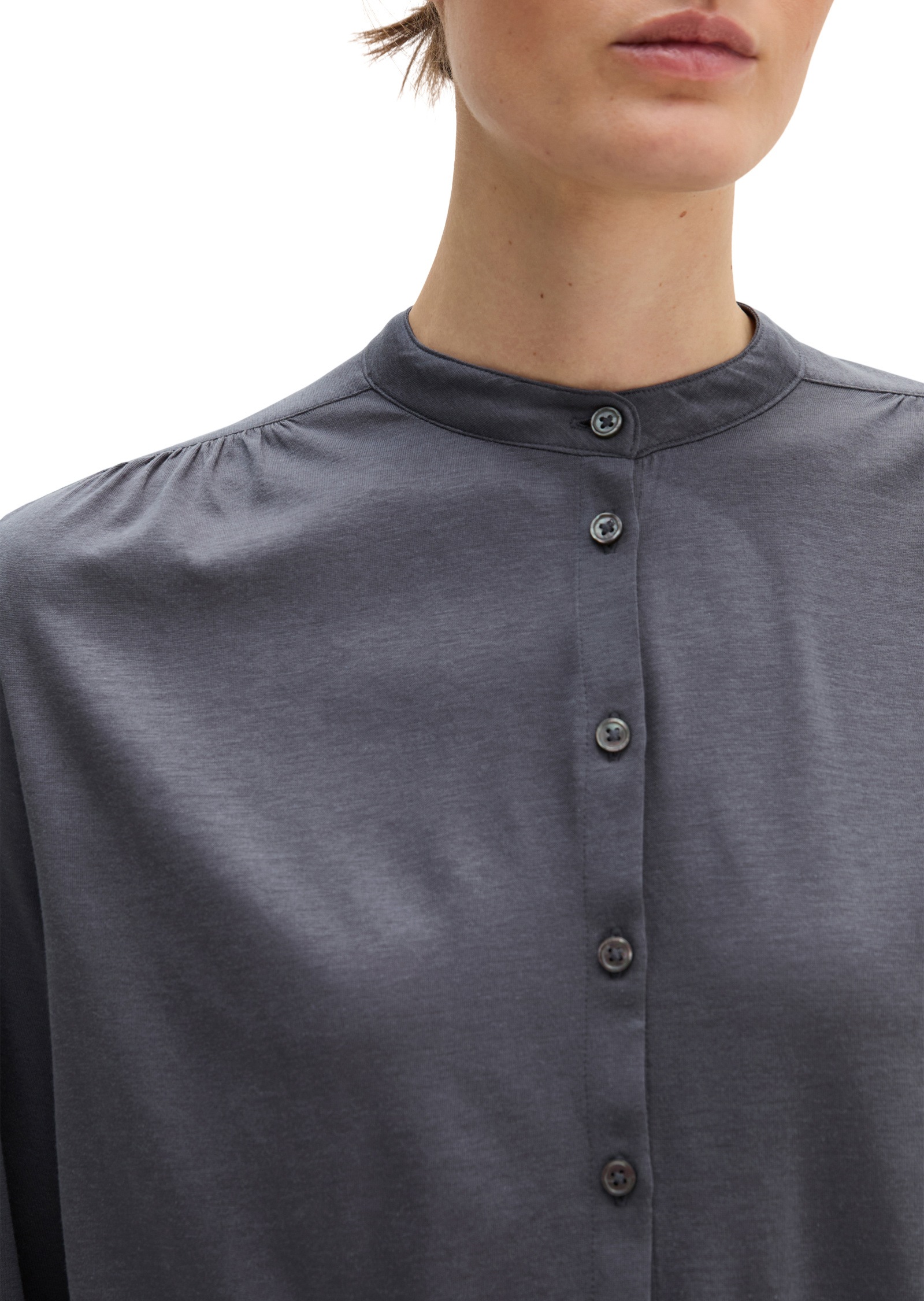 Marc O'Polo Damen Langarmshirt Blue Graphite XXL 3