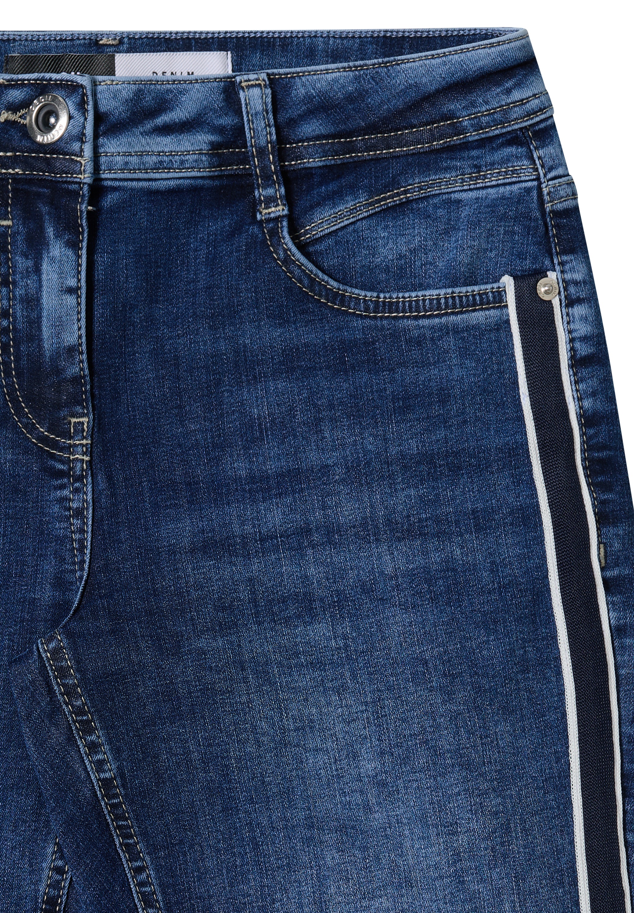 Thumbnail - Cecil Slim-fit-Jeans High Waist