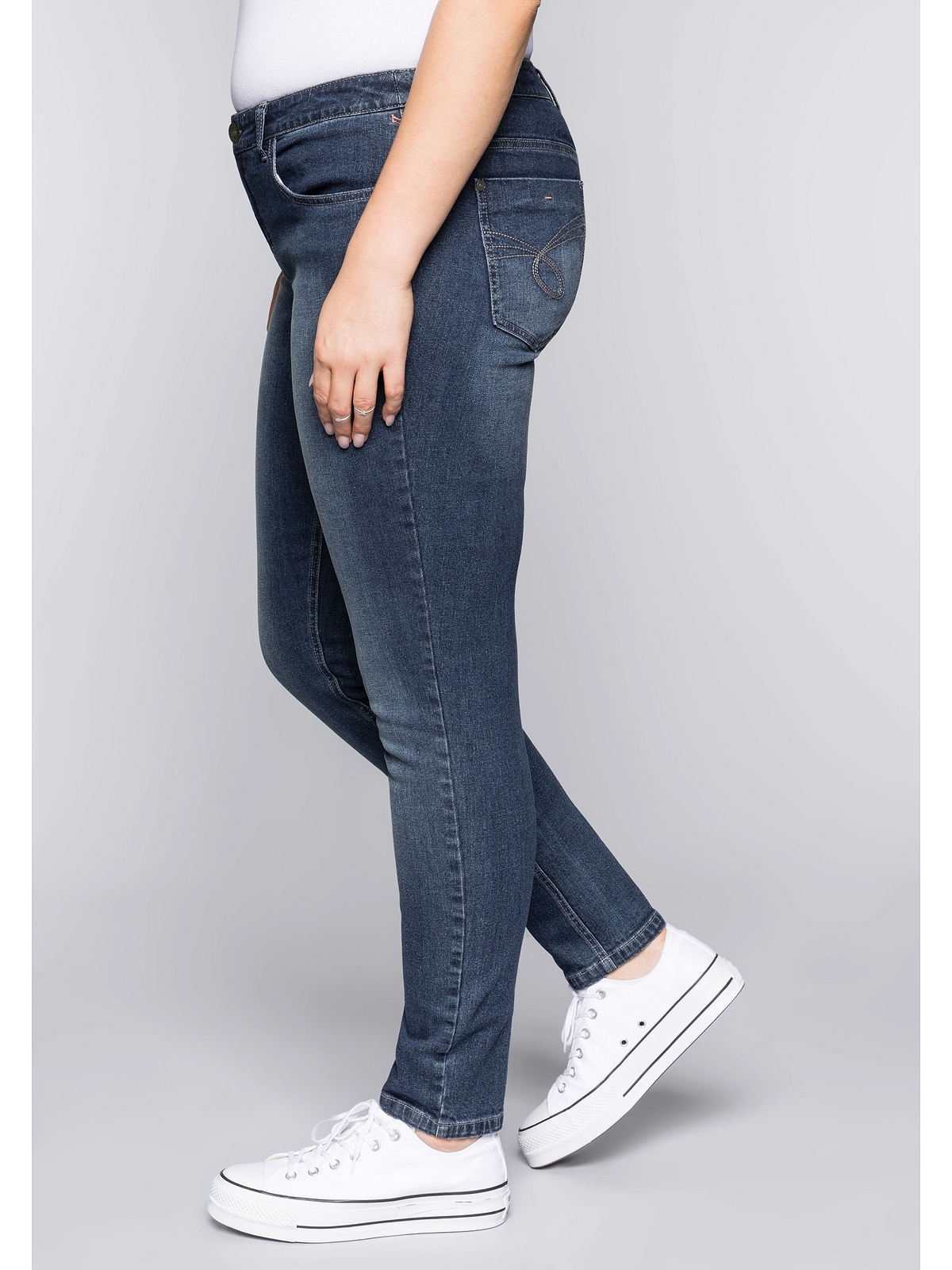 Sheego Stretch-Jeans »Große Größen«, in schmaler Form