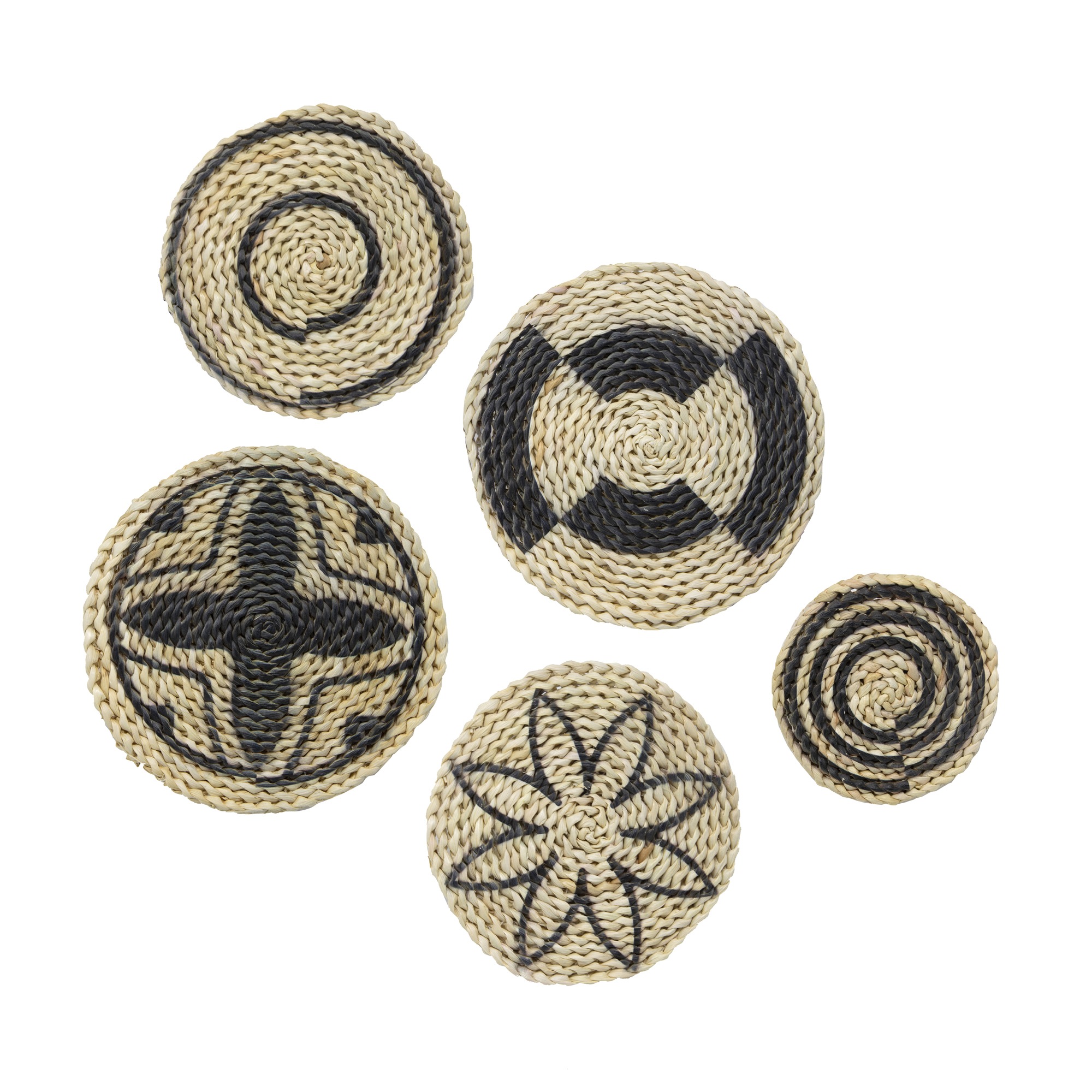 Art for the home Wandbild »Rotan«, (Set, 1 St.), Wanddeko Set (5-er Set)