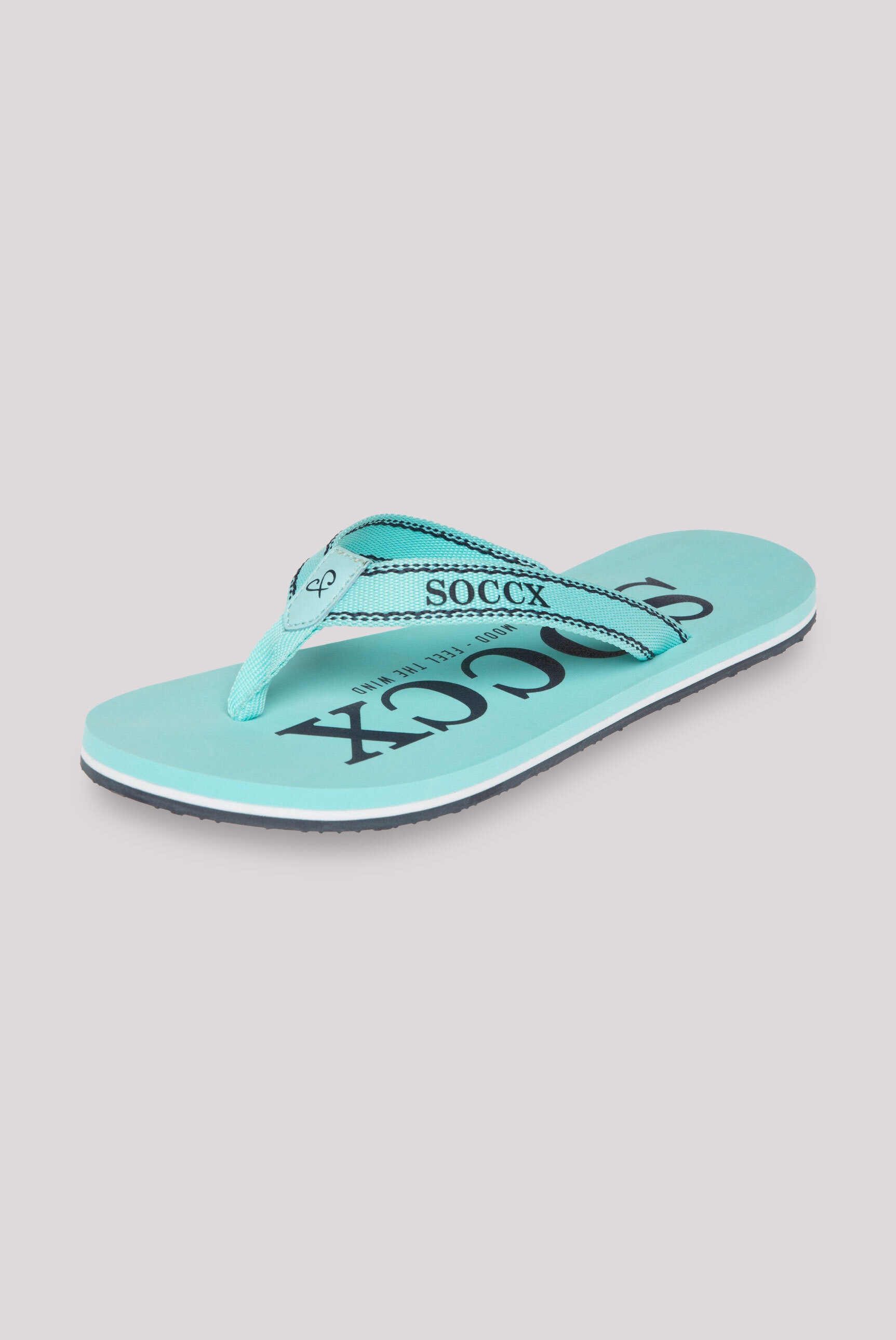 SOCCX Zehentrenner  mit Logo-Applikation
