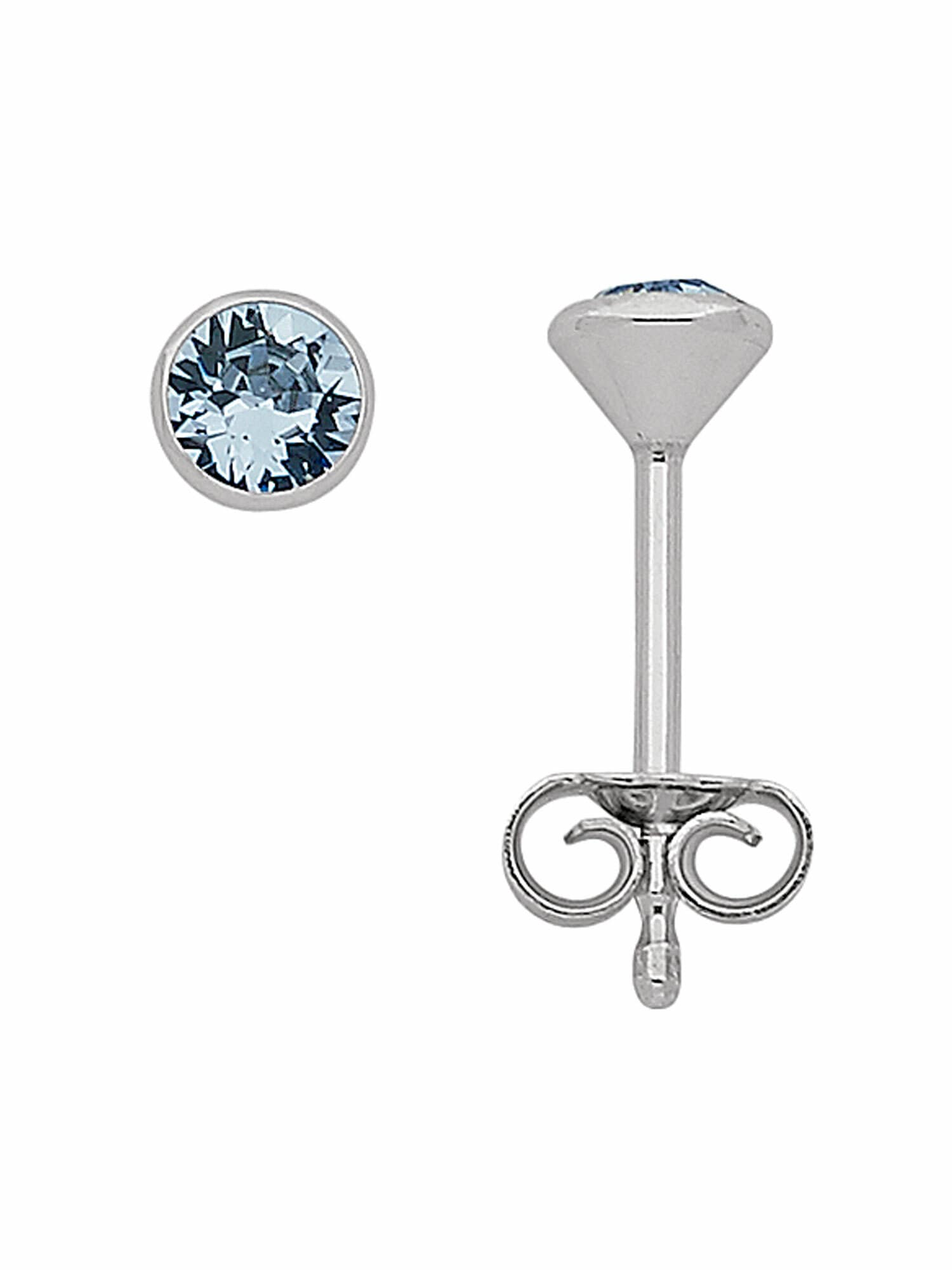 Adelia´s Paar Ohrhänger »925 Silber Ohrringe Ohrstecker mit Zirkonia Ø 3  mm«, mit Zirkonia Silberschmuck für Damen kaufen | BAUR