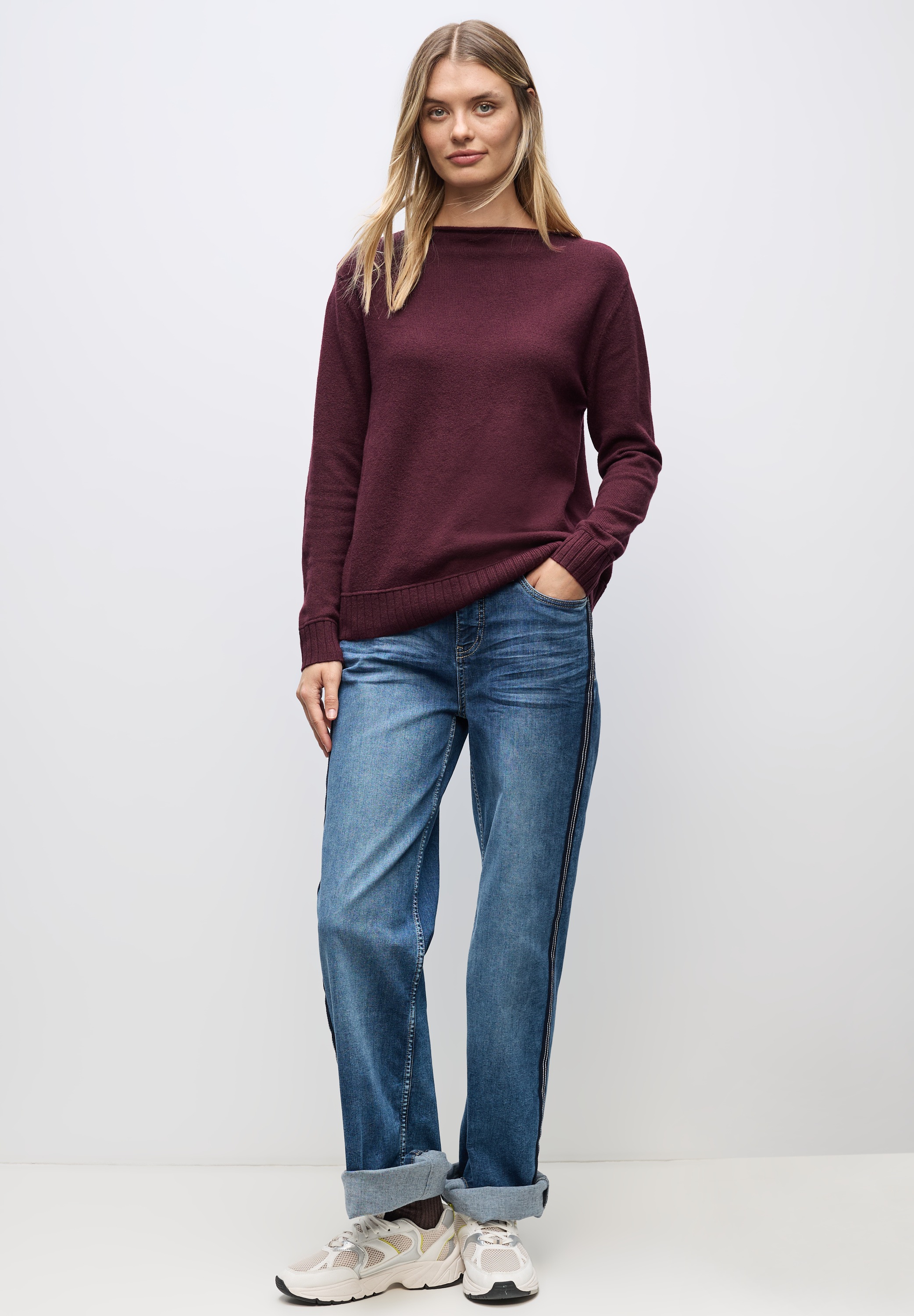 Thumbnail - STREET ONE Strickpullover mit U-Boot-Ausschnitt