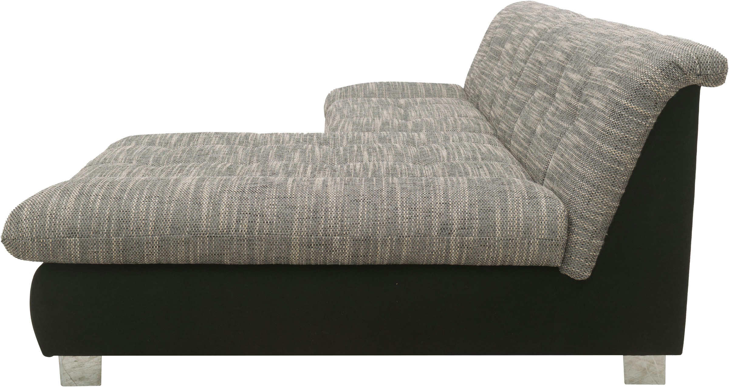 DOMO collection Ecksofa »100031 kompakte Stellmaße, komfortabel und bequem, L-Form«, wahlweise mit Bettfunktion und Armteilverstellung. Breite 234cm