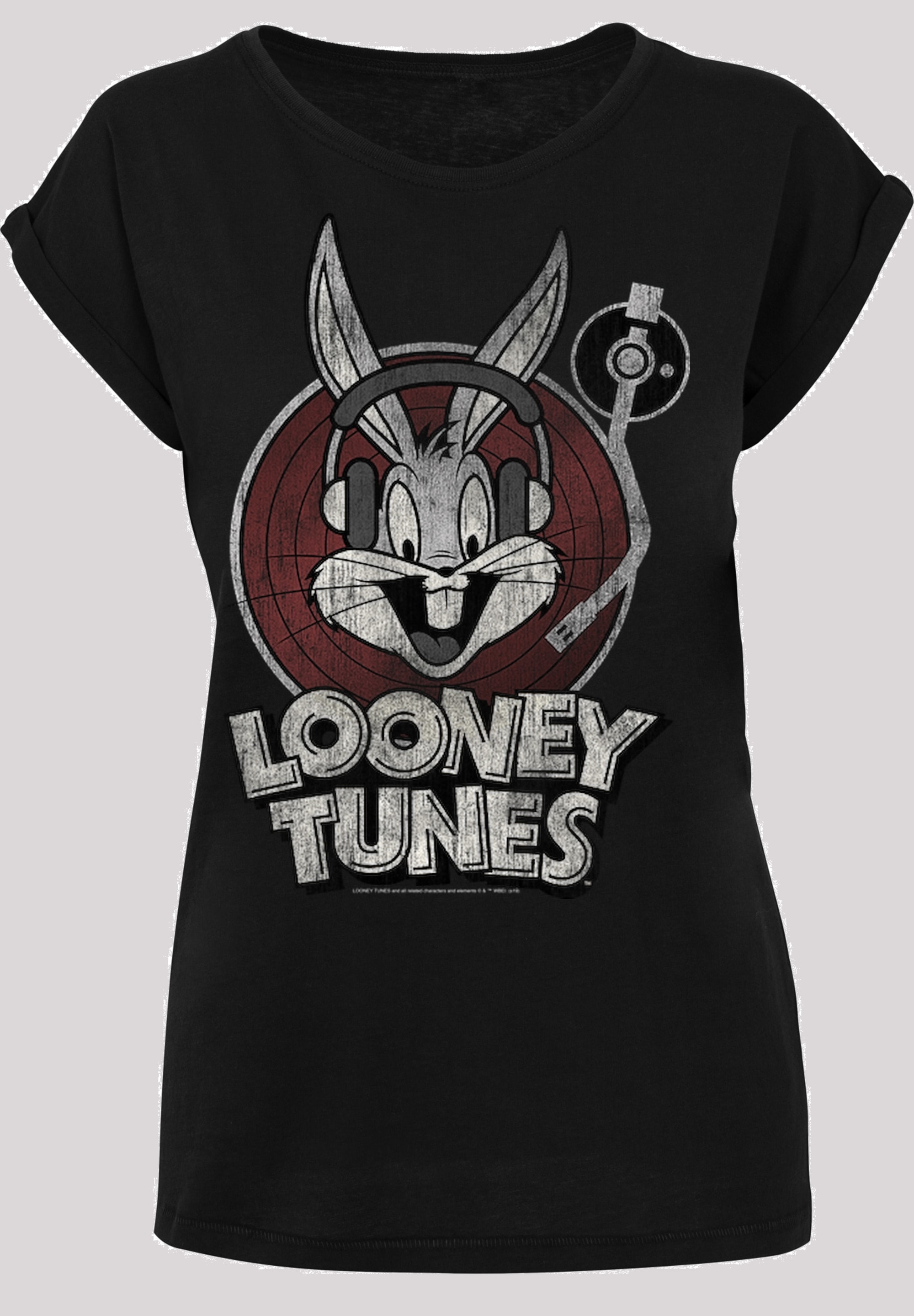 F4NT4STIC Kurzarmshirt »Damen Looney Tunes Bugs Bunny with Ladies Extended  Shoulder Tee«, (1 tlg.) online kaufen | BAUR