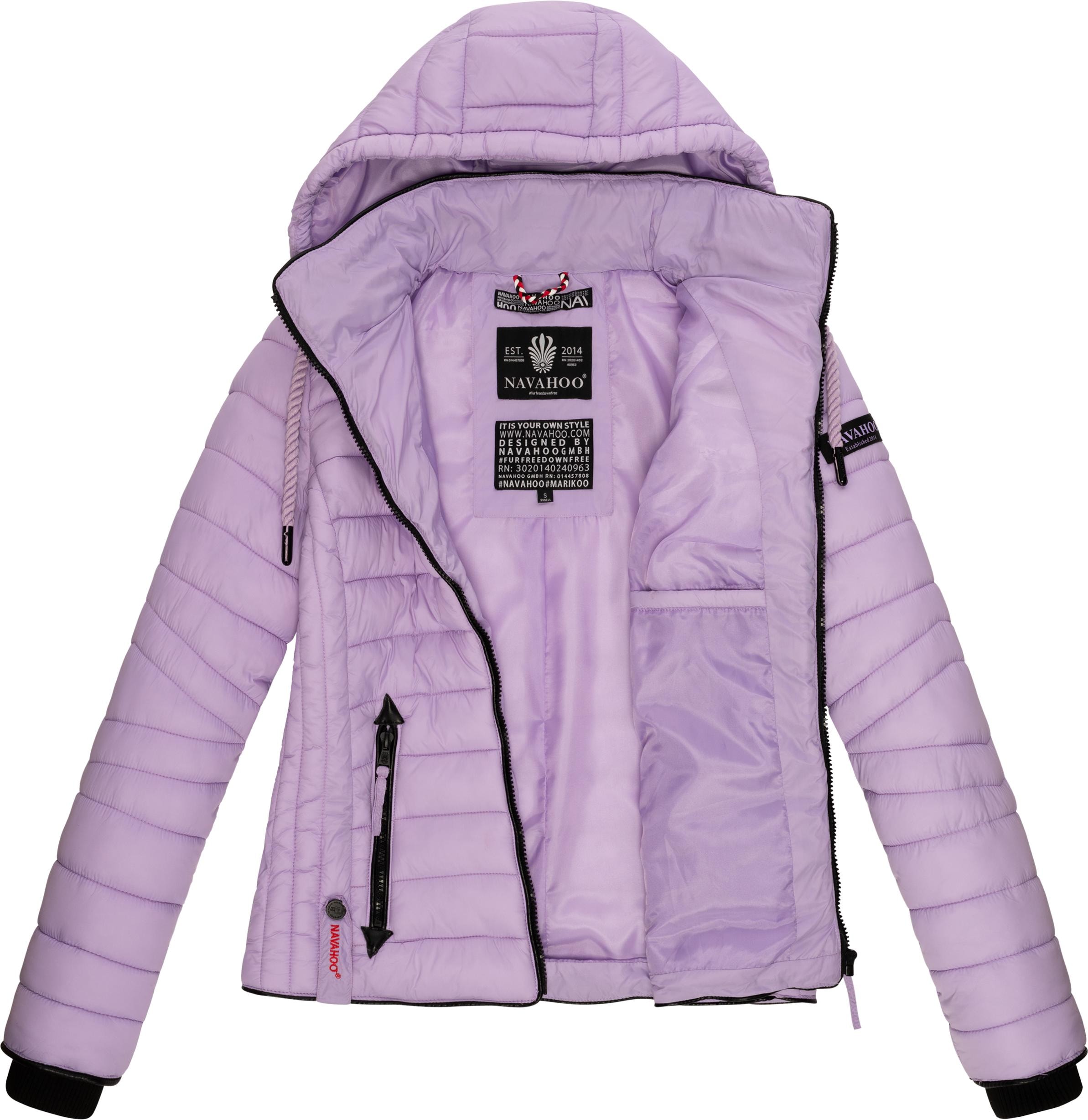 Navahoo Steppjacke | Kapuze mit BAUR Übergangsjacke kaufen für Kapuze, leichte »Lulana«, mit