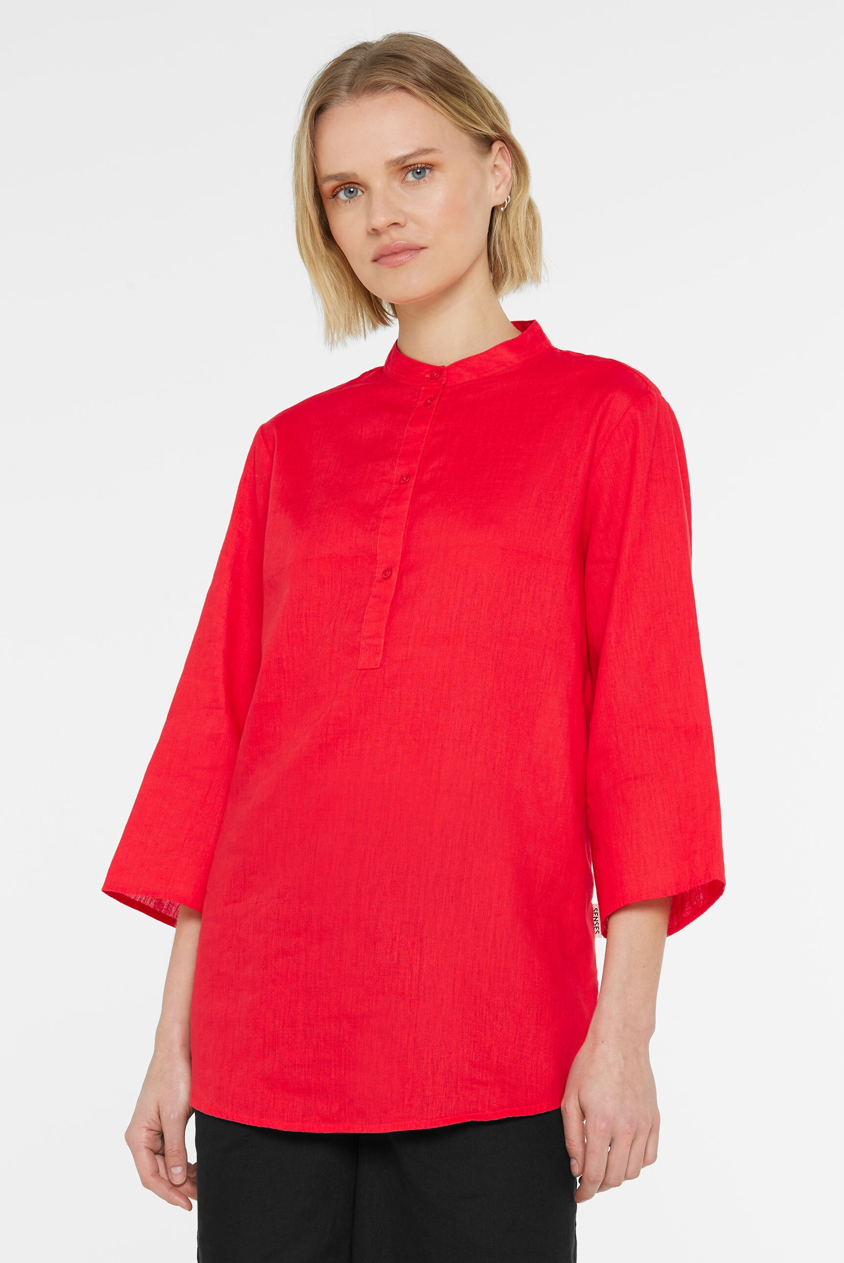 SENSES.THE LABEL Schlupfbluse mit Seitenschlitze