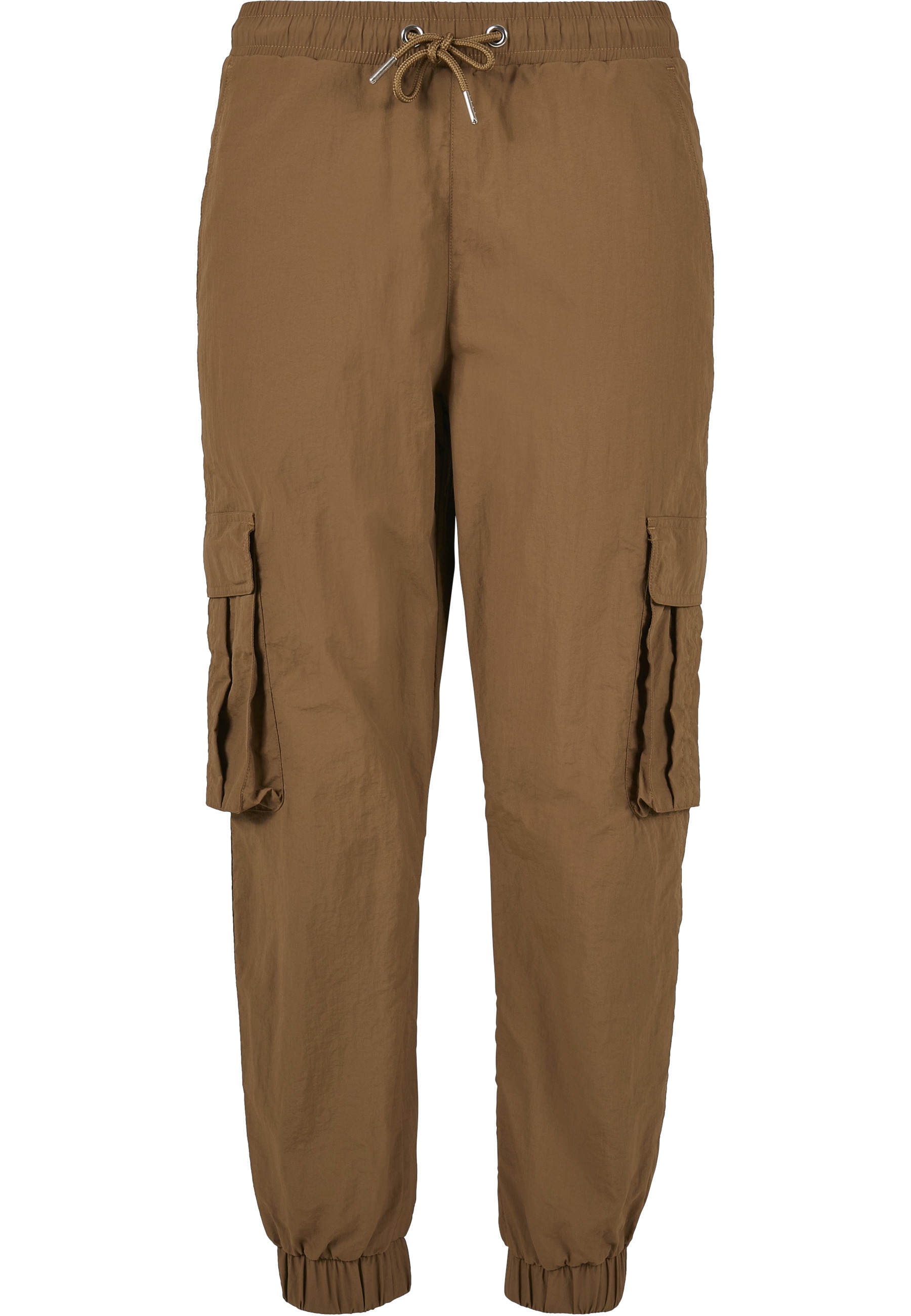 URBAN CLASSICS Cargohose "Urban Classics Damen Ladies High Waist Crinkle Nylon Cargo Pants"