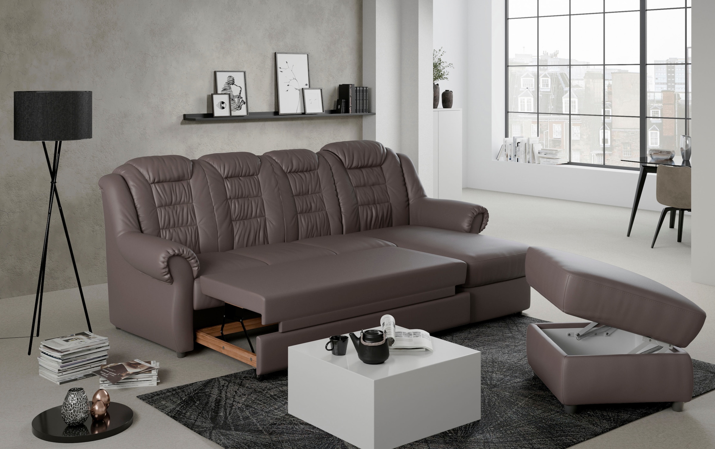 Home affaire Hocker »Boston«, mit Stauraum