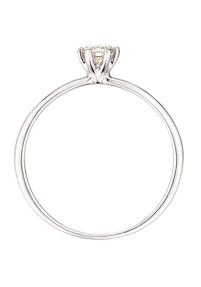 Phönix Fingerring »Schmuck Geschenk Gold 333 Fingerring Damenring Solitär LIEBE«, Made in Germany - mit Brillant