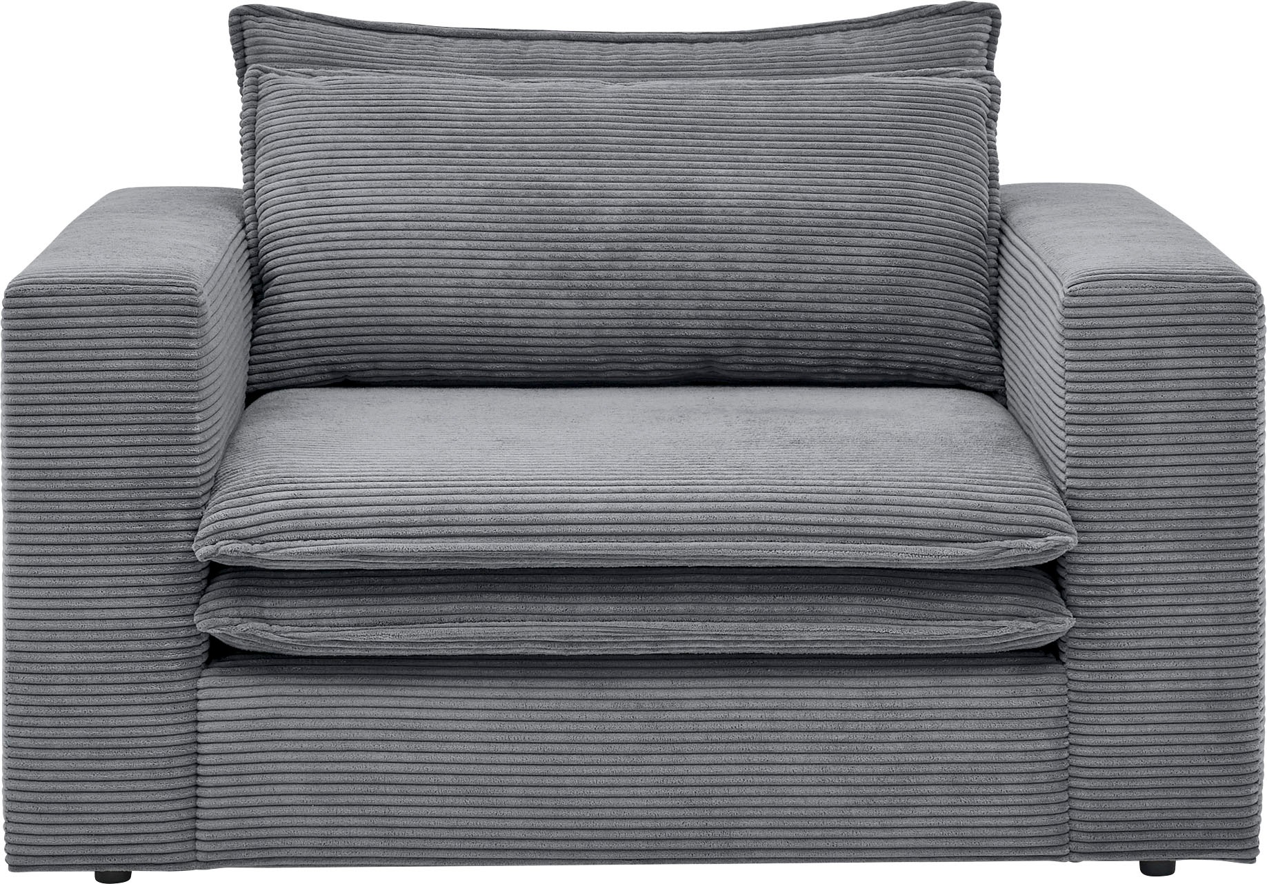 Home affaire Loveseat "PIAGGE" Hochwertiger Cord, trendiger Loveseat günstig online kaufen