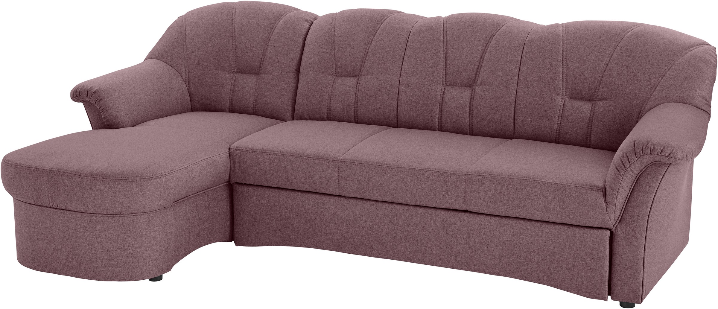 DOMO collection Ecksofa Papenburg L-Form, in großer Farbvielfalt, wahlweise mit Bettfunktion