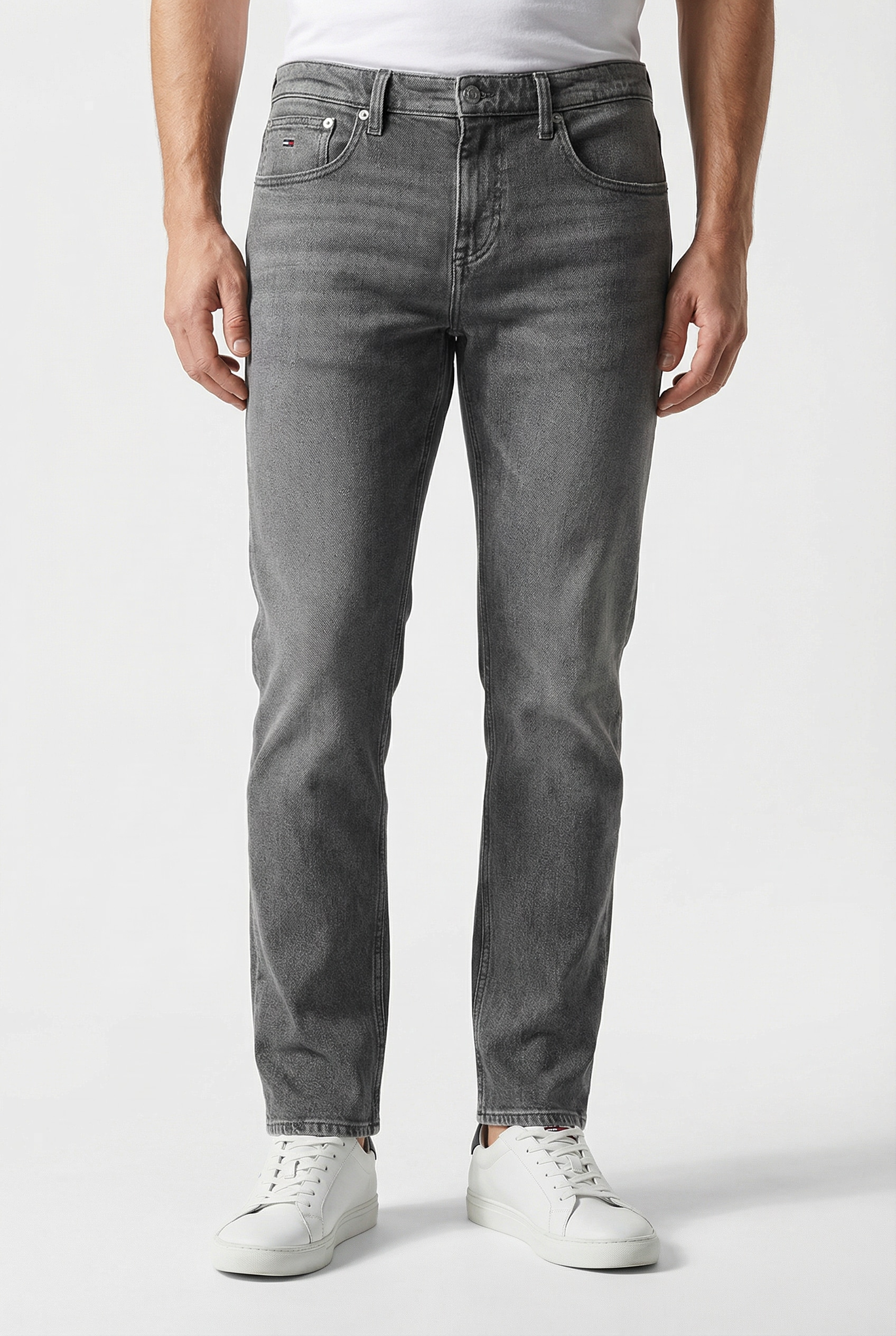 Tommy Jeans Regular-fit-Jeans "SCANTON SLIM BI0177" Mit Gürtelschlaufen