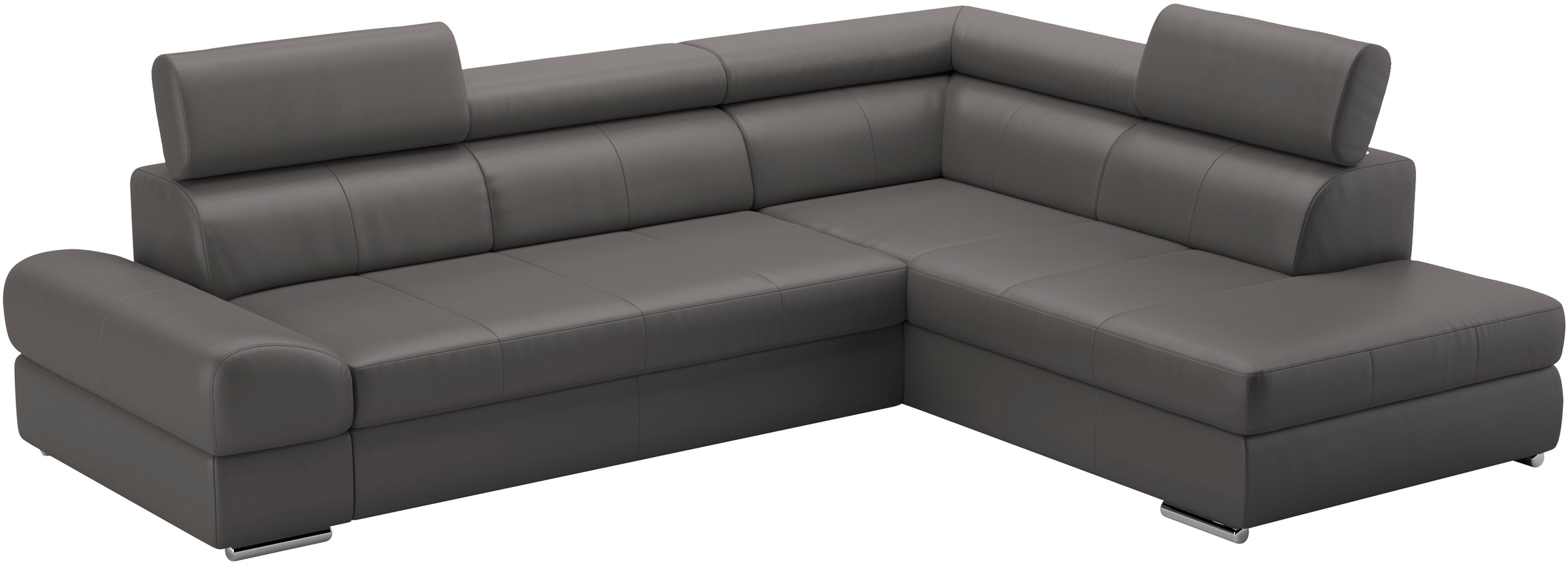 sit&more Ecksofa »Broadway L-Form«, mit verstellbaren Kopfteilen, wahlweise mit Bettfunktion