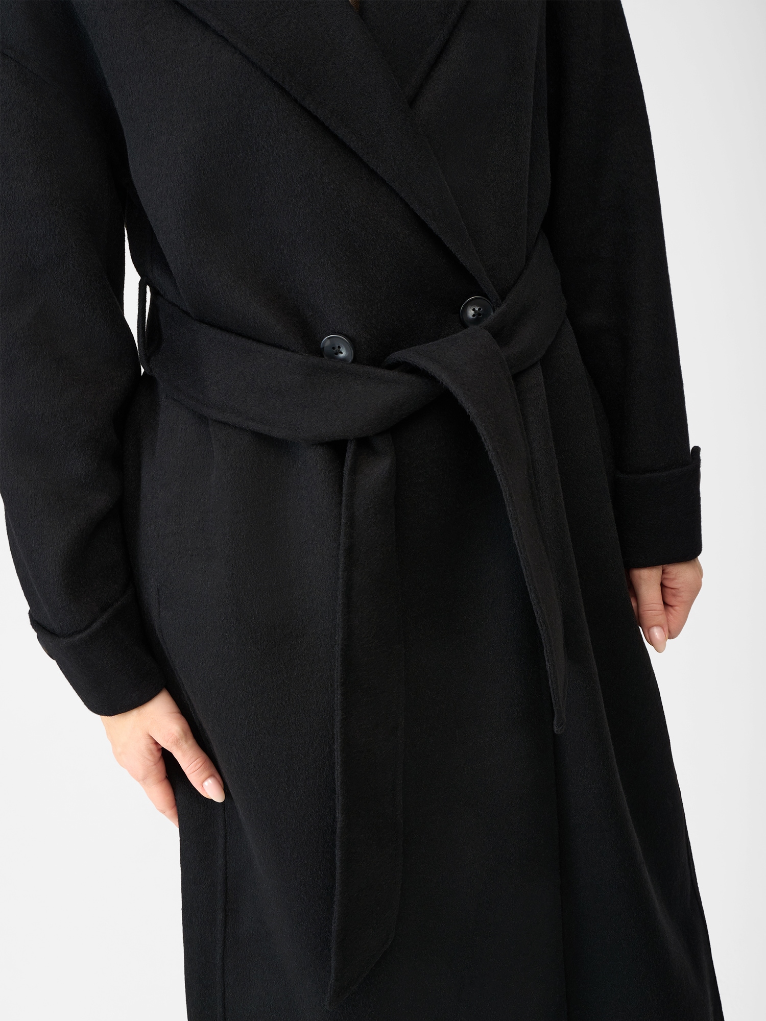 RICANO Wollmantel »Wollmantel Elodie« Handgefertigt, aus feinster Double-Face Wool