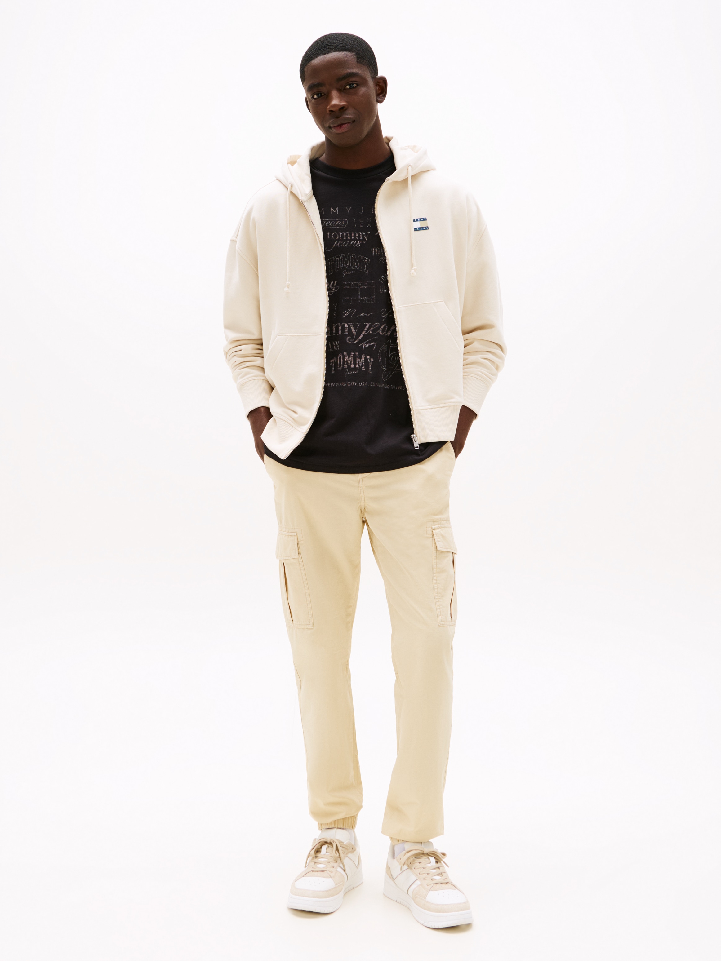 Tommy Jeans Cargohose »TJM AUSTIN RIPSTOP CARGO«, Mit Gürtelschlaufen