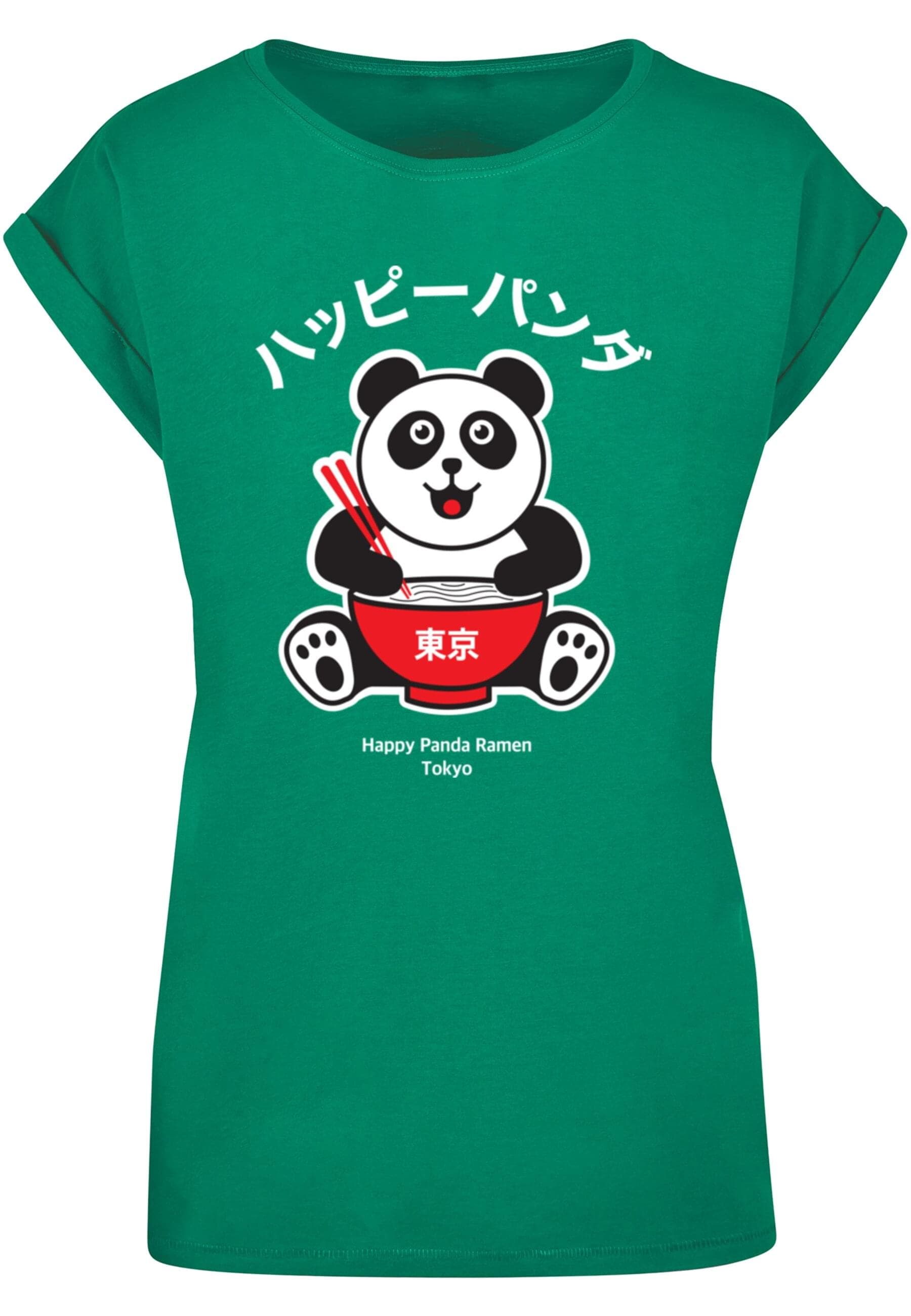 Merchcode T-Shirt "Merchcode Damen Ladies TORC - Happy Panda T-Shirt", (1 t günstig online kaufen